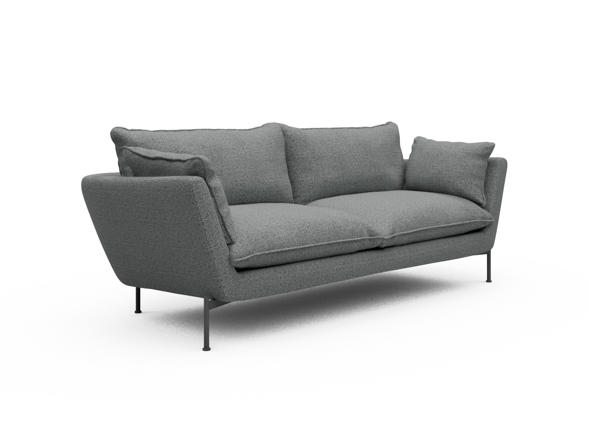 Skandi Home Sofa Anton Soft 3-Sitzer Aivi-Gravet-Grey moebelfaktor