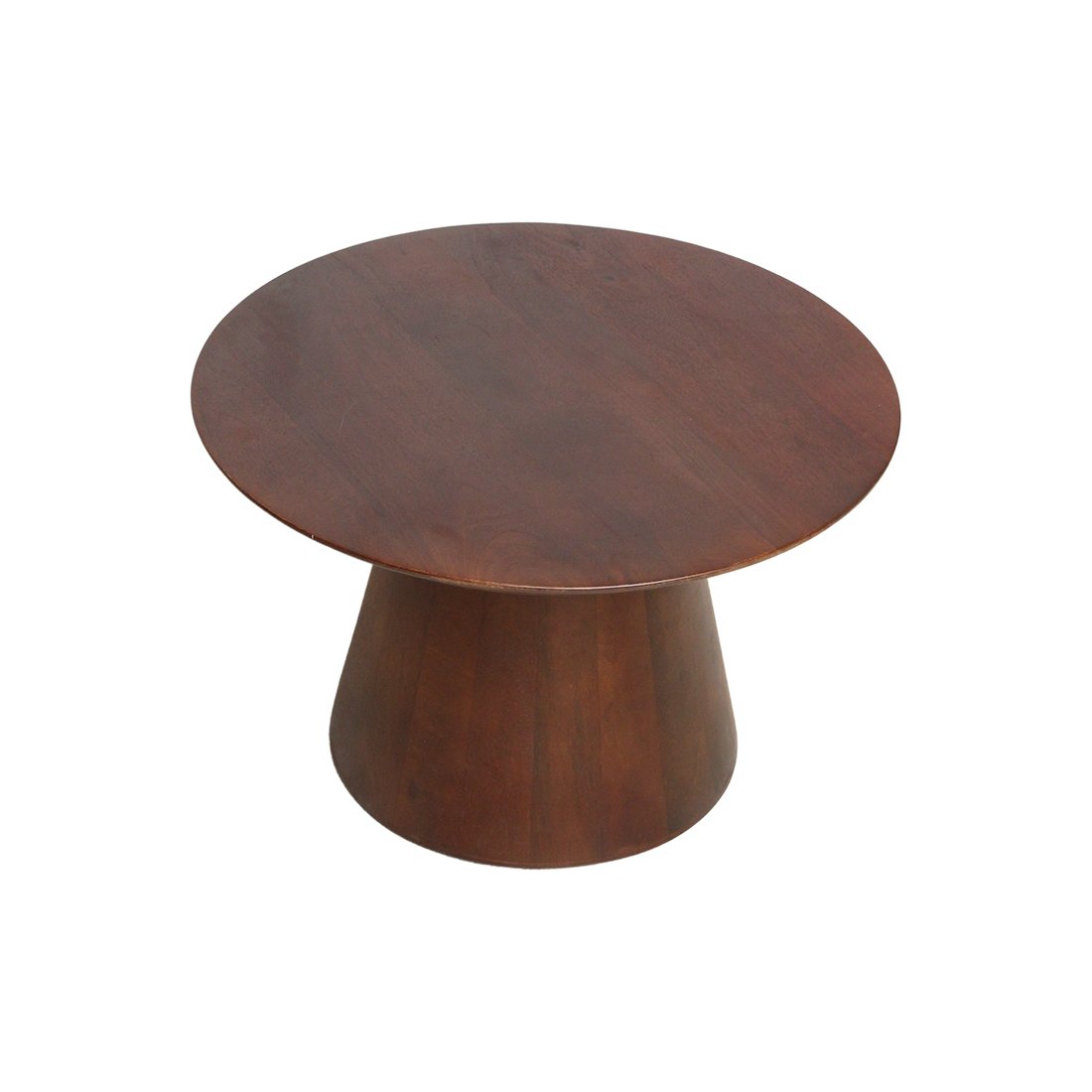 Raw Materials Bullnose Beistelltisch aus Mangoholz Cone Ø 55cm