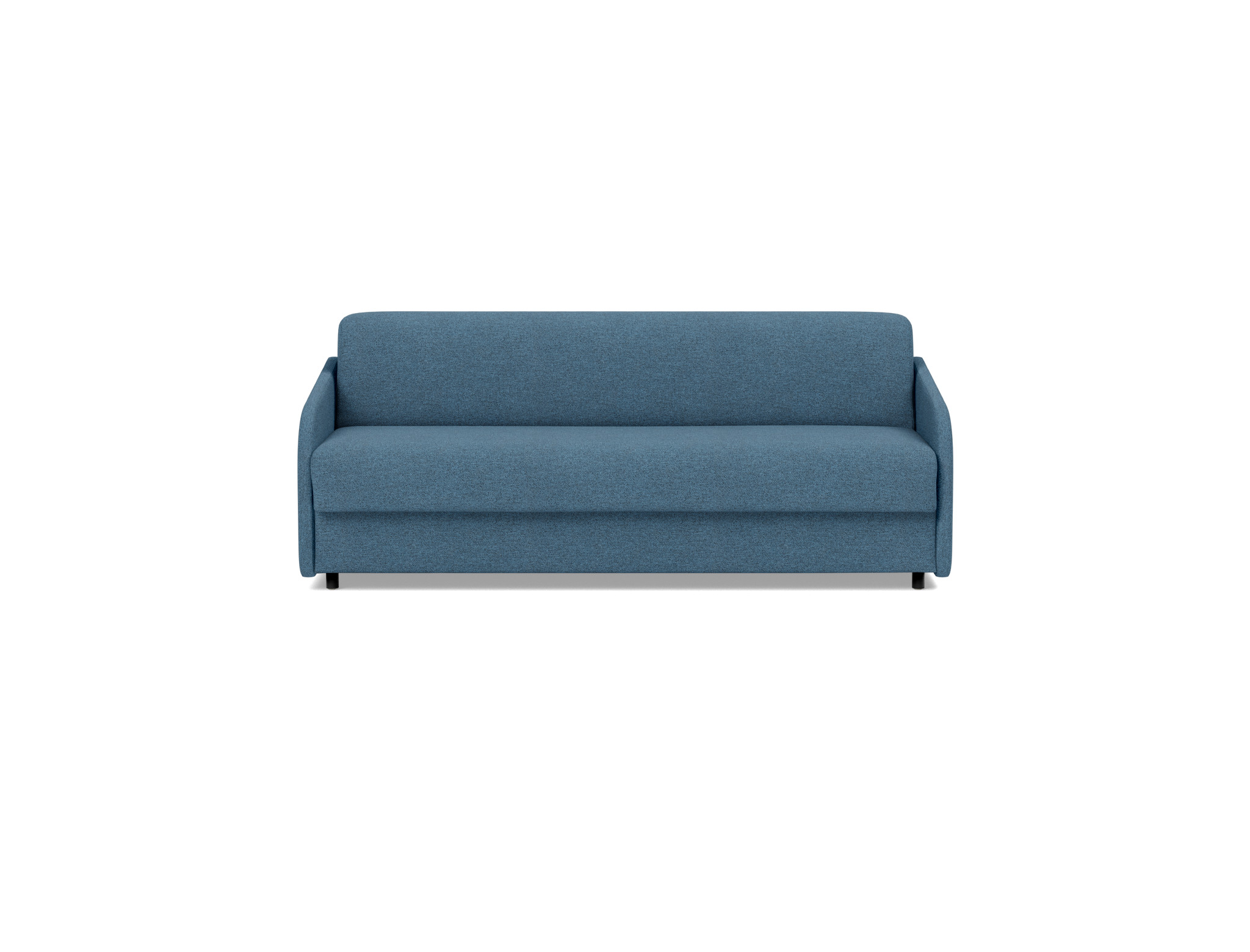 Schlafsofa Eivor mit Memory-Matratze 160 Strukturierter Stoff Weda 302-Weda-Blue