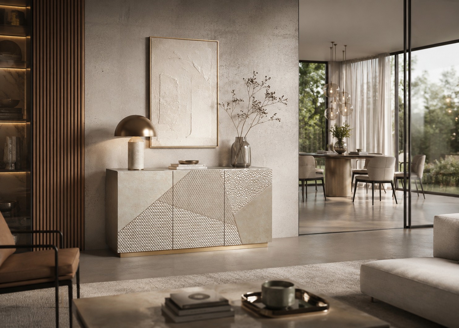 Livin Hill Sideboard Stilig Eiche 3-türig