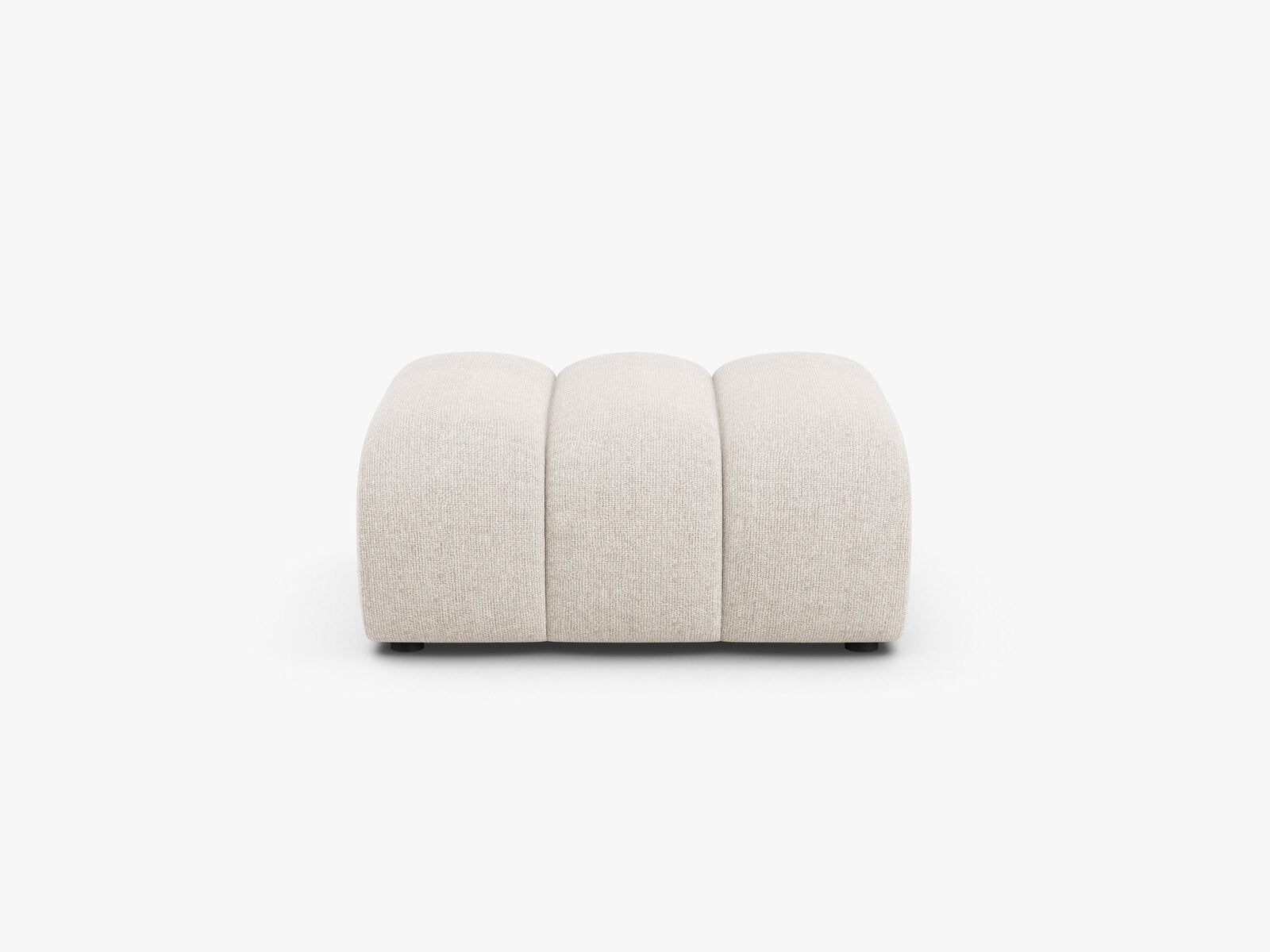 Micadoni Hocker Lupine Chenille Eden Helles Beige