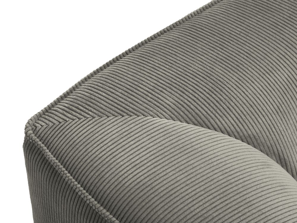 Cosmopolitan Design Sofa Siena 4-Sitzer Kord Scala Hellgrau