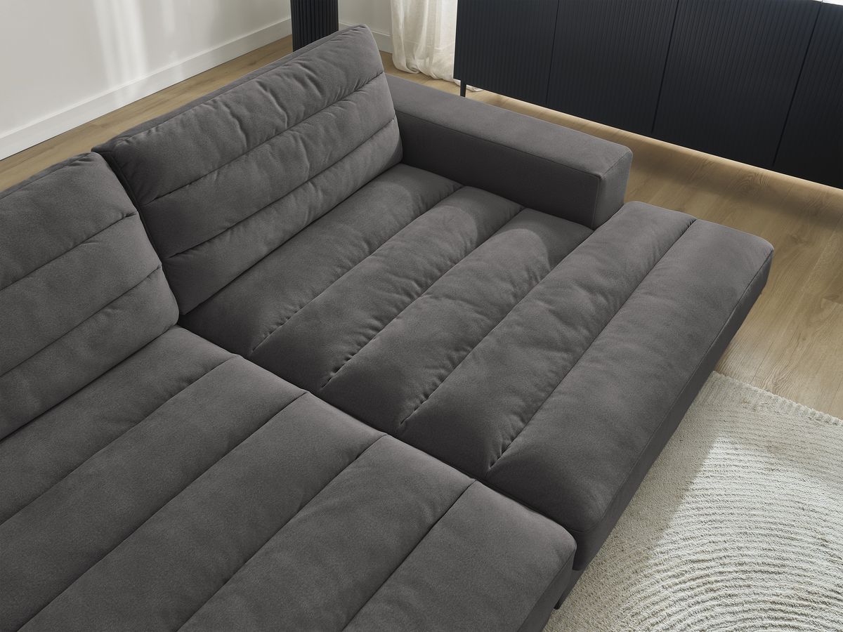 Bobochic Sierra Sofa 4-Sitzer Samt Schwarz