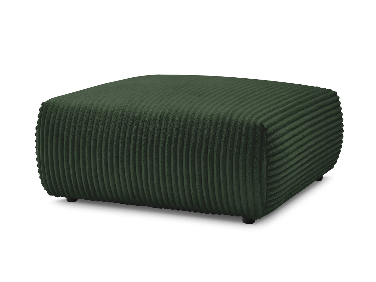 Bobochic Lucien Pouf Breitcord weich Grün