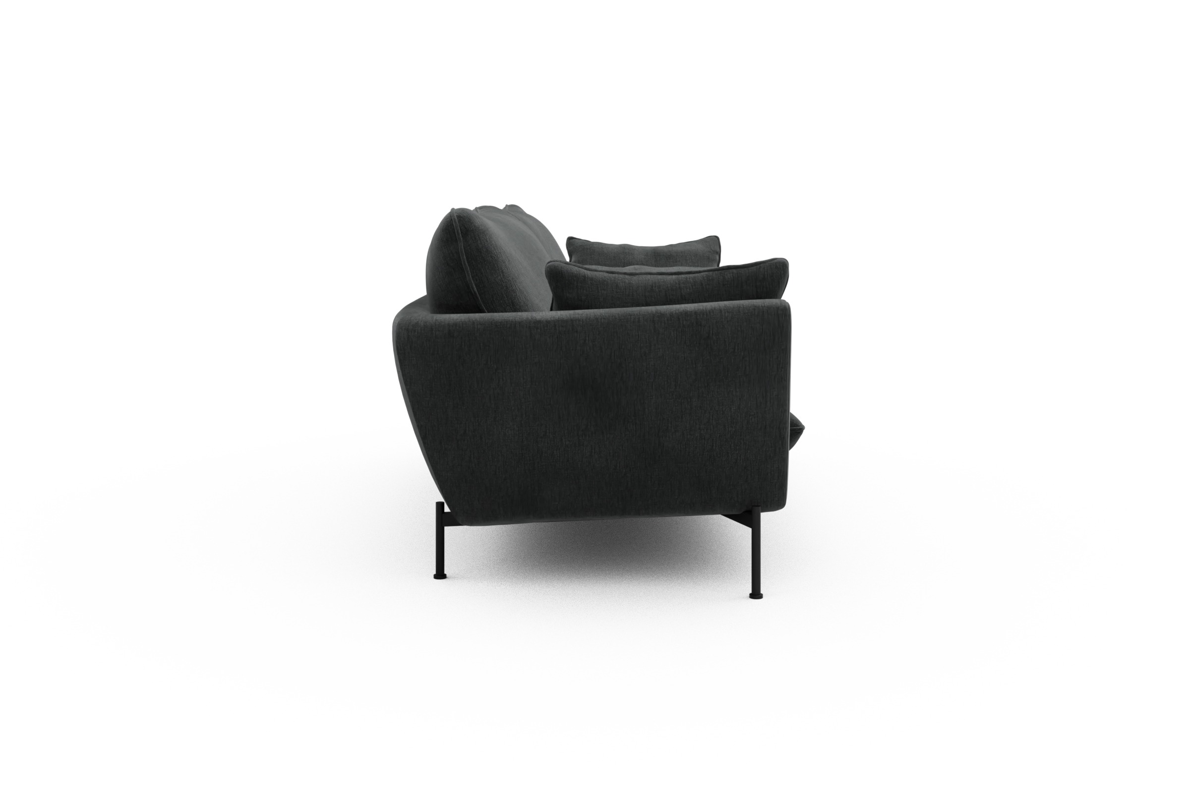 Sofa Anton 3-Sitzer Smooth-Deep-Warm-Grey