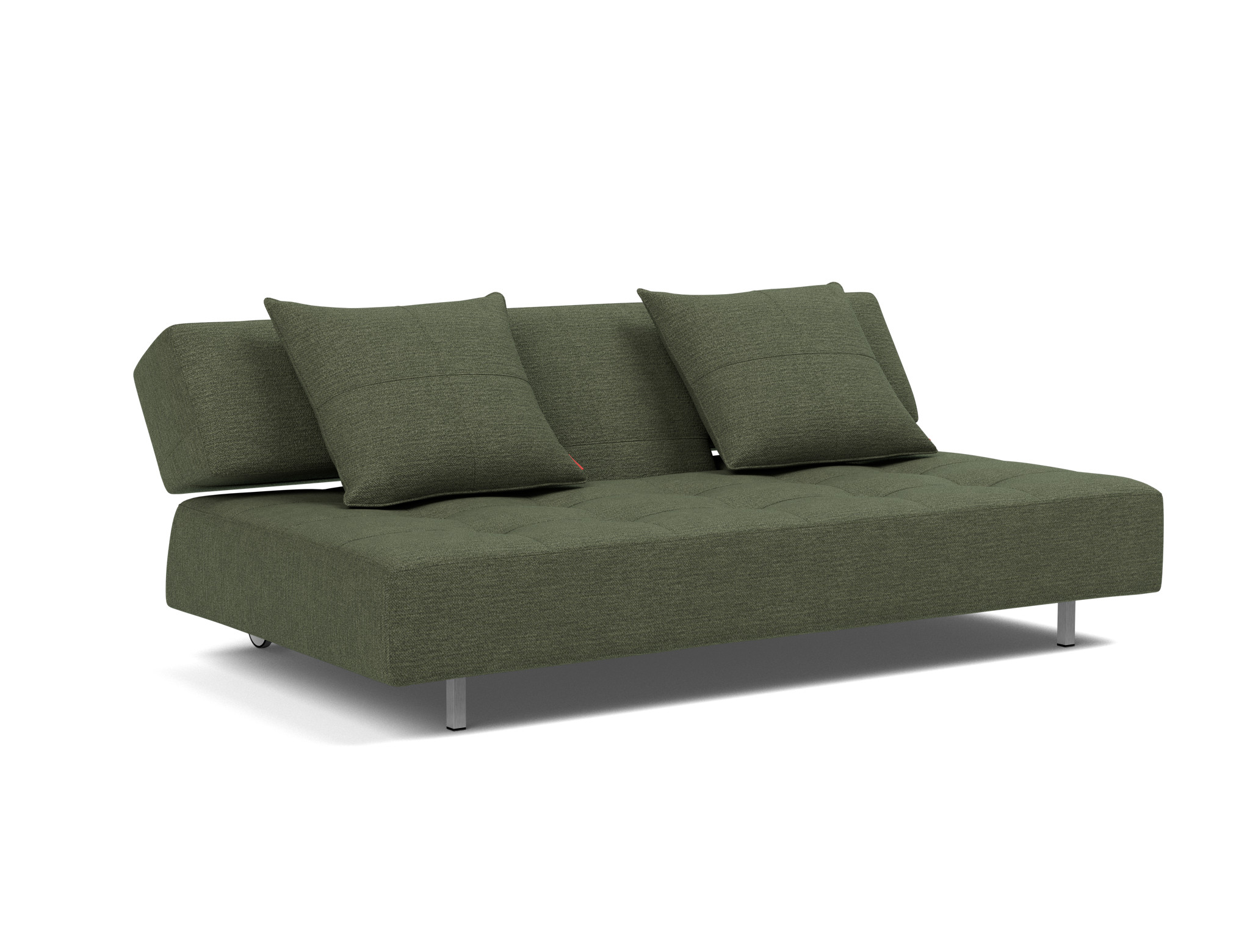 Schlafsofa Long Horn D.E.L. Strukturierter Stoff Taura 353-Forest