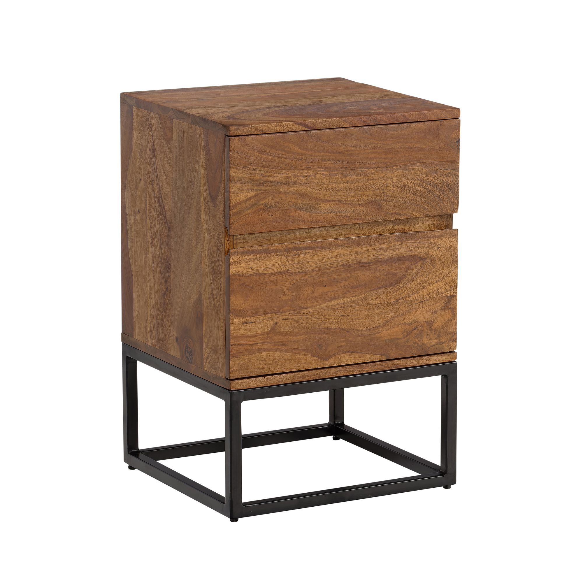 Nachttisch Tysnes Massivholz Sheesham 40 × 38 × 60 cm