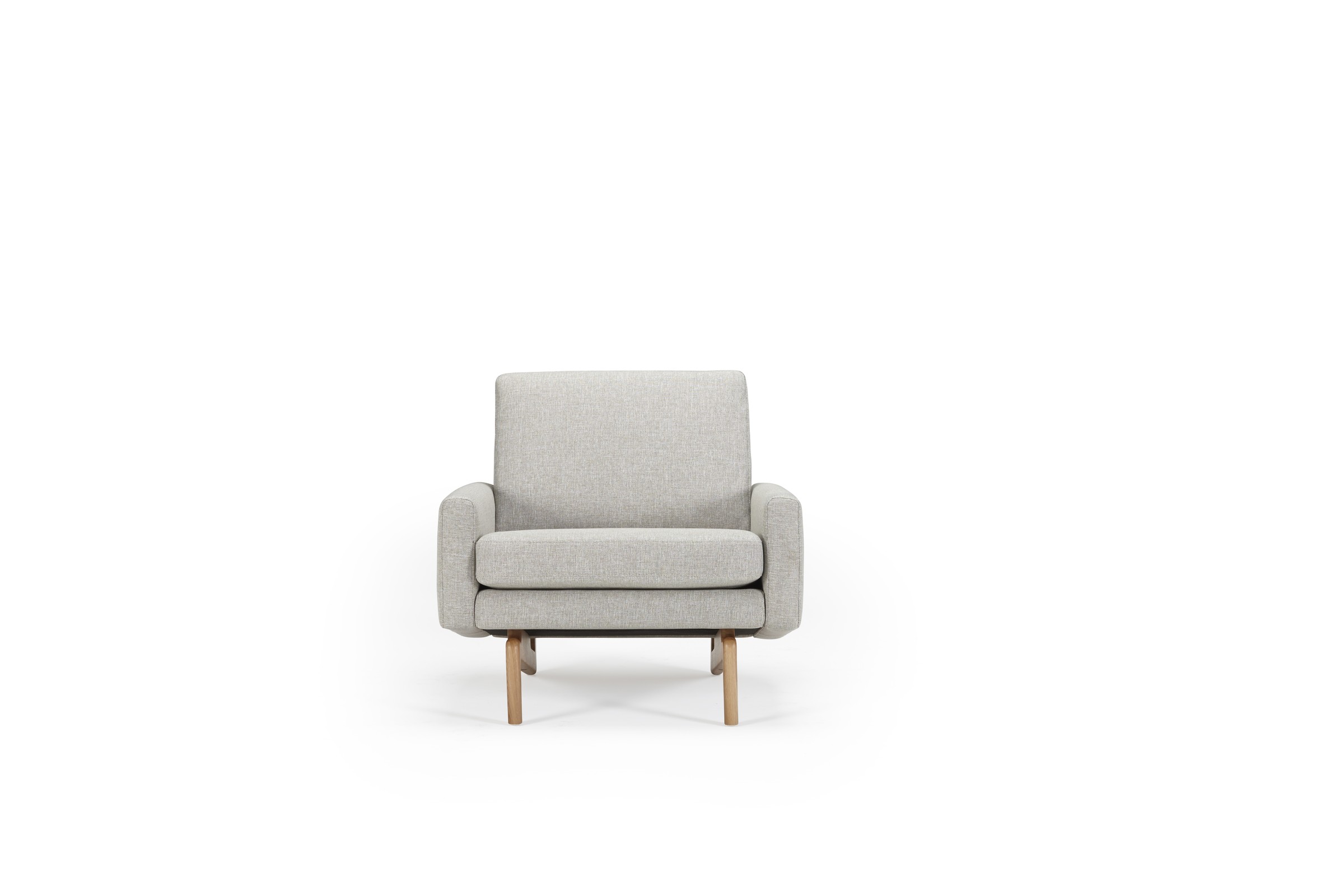 Sessel Arne Strukturierter Stoff Denari 487-Clean-Beige