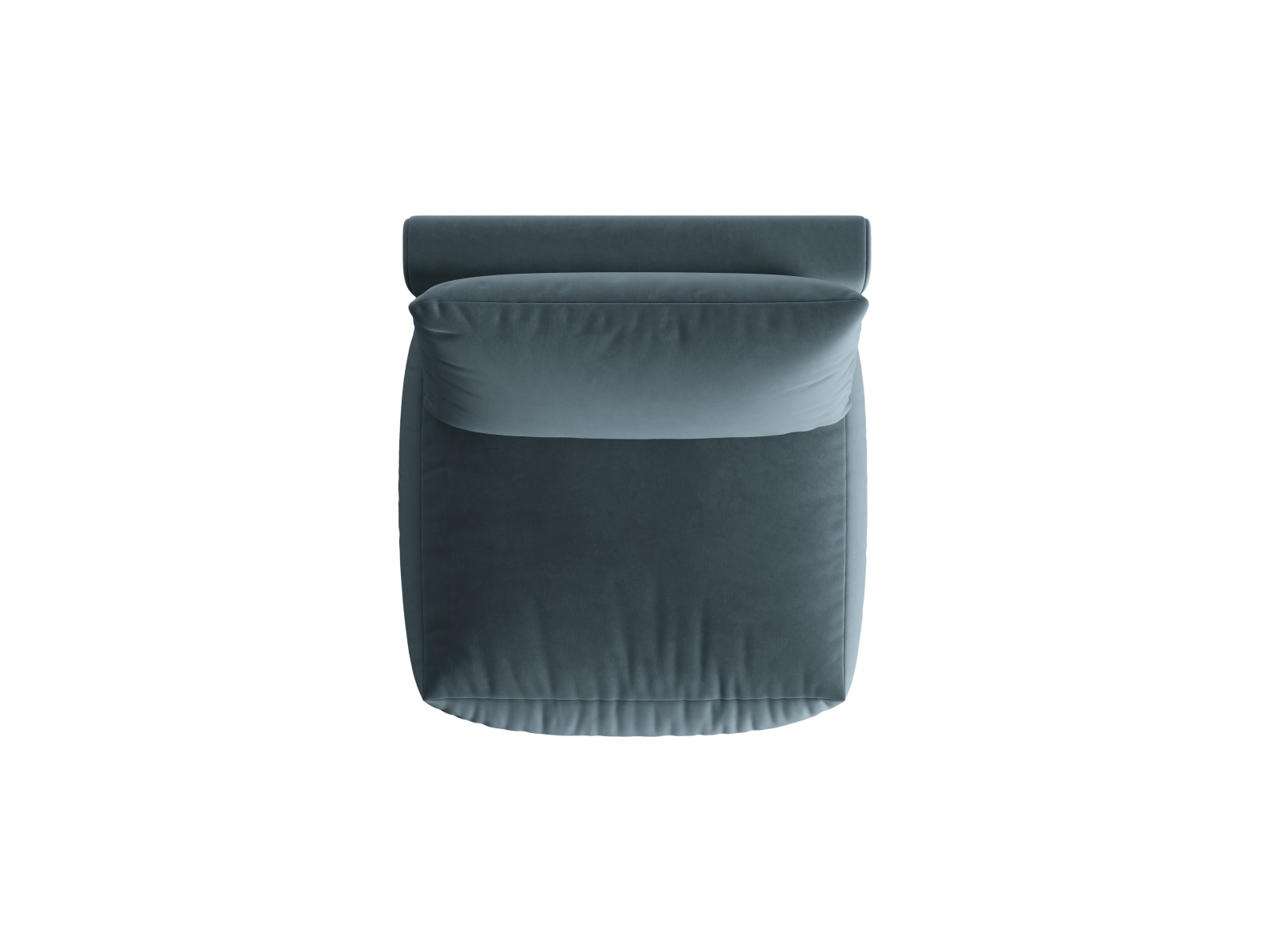Micadoni Modul Chris 1-Sitzer Samt Pastellblau