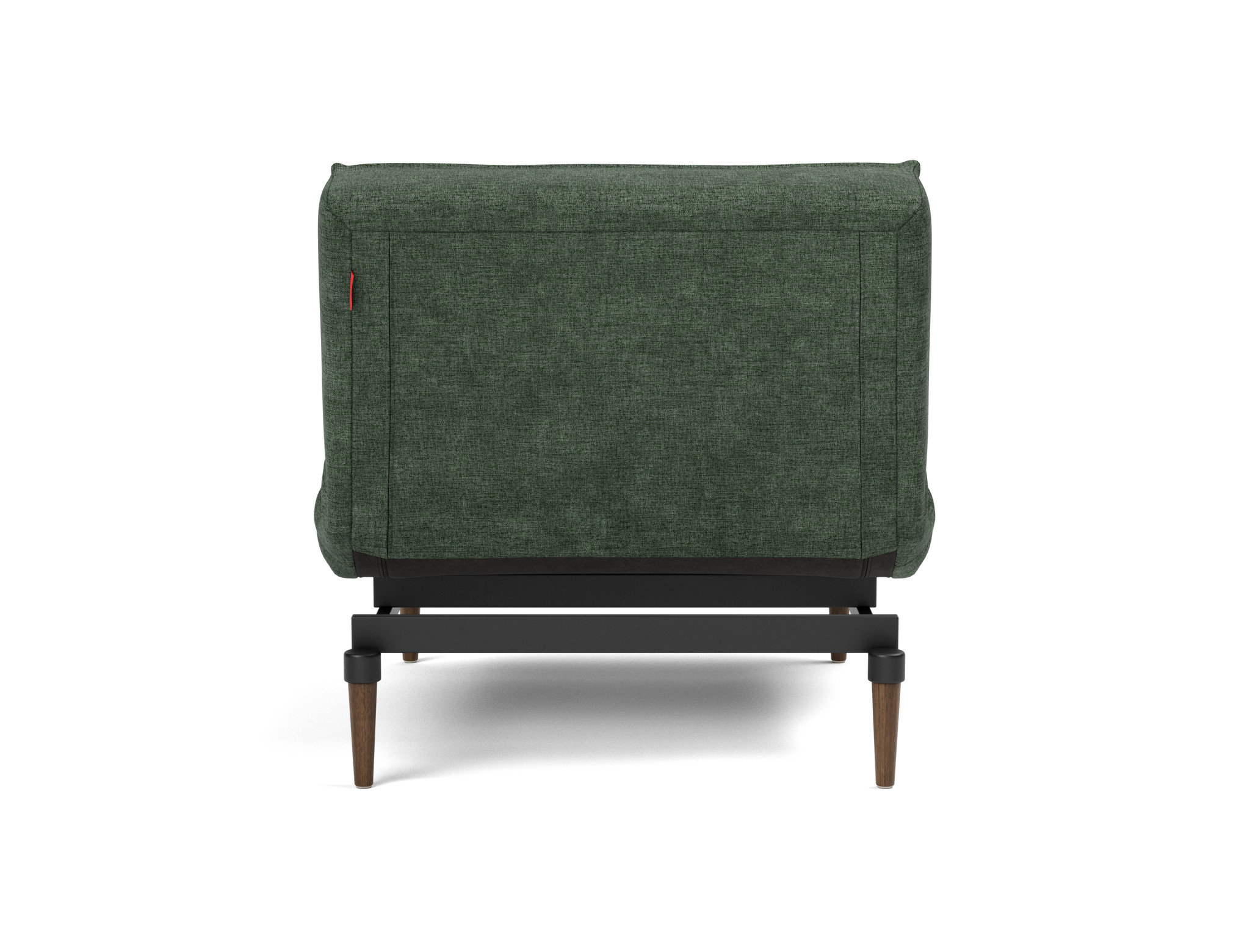 Sessel Splitback Flachgewebe Avella 281-Pine-Green Beine Styletto Eiche dunkel