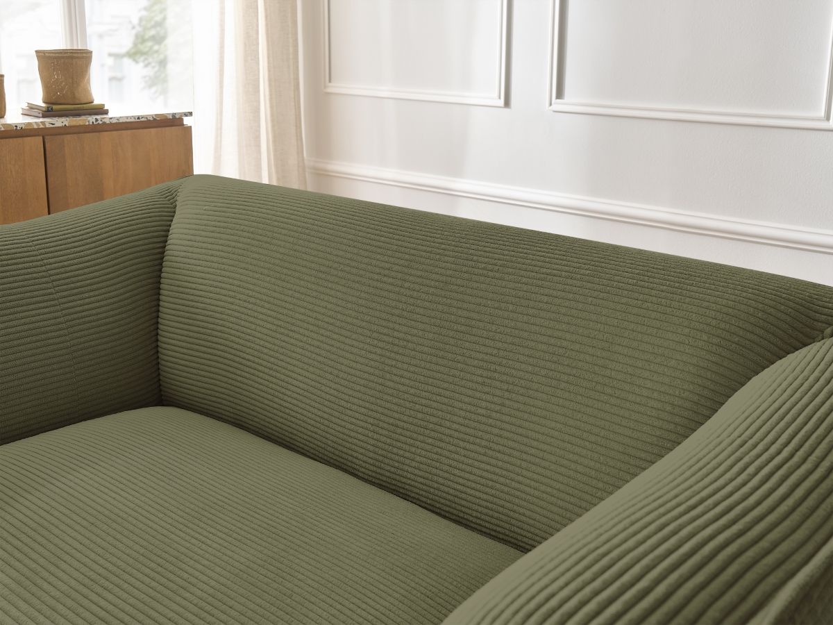 Bobochic Giorgia Sofa 2-Sitzer Cordsamt Grün