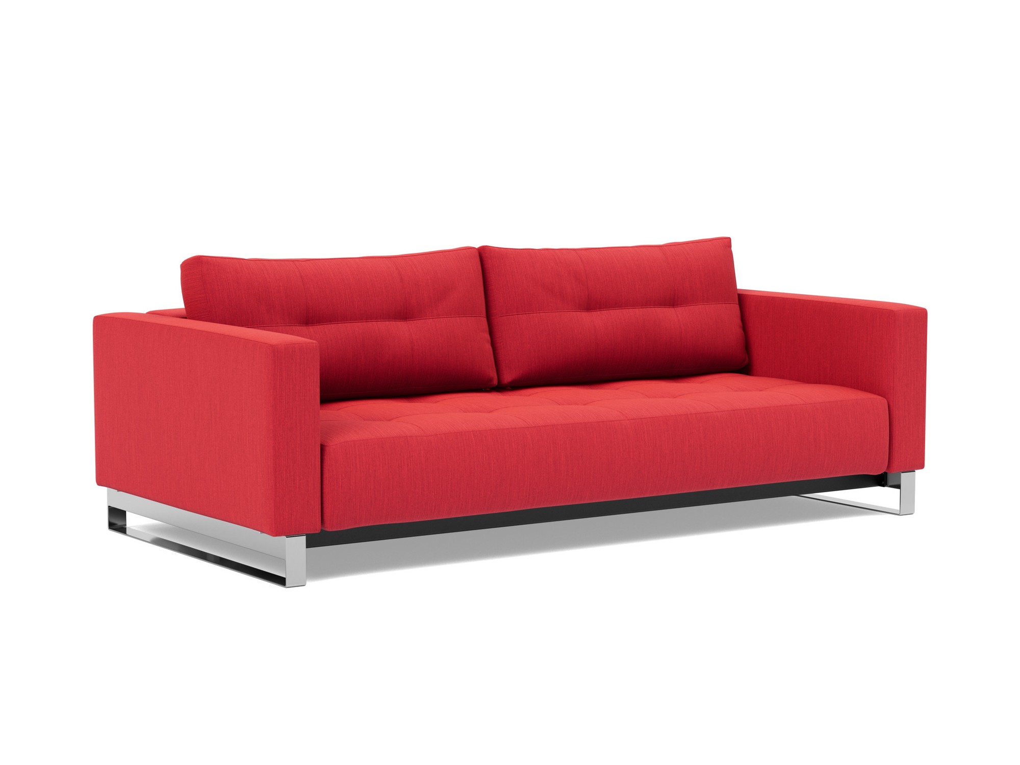 Schlafsofa Cassius D.E.L. Flachgewebe Elegance 511-Red
