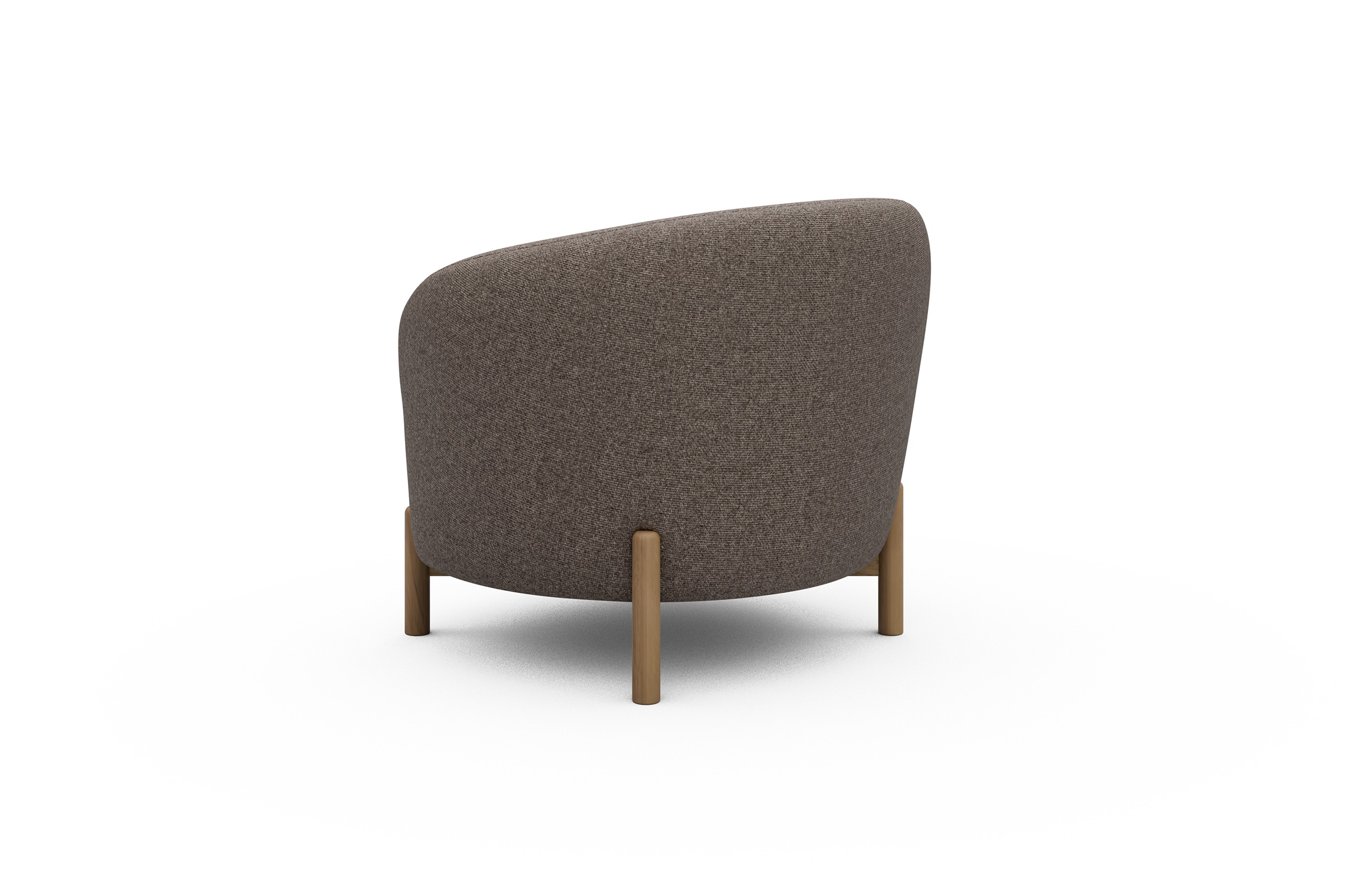 Sessel Ronda Holzbeine Eiche Natur Sama-Stone