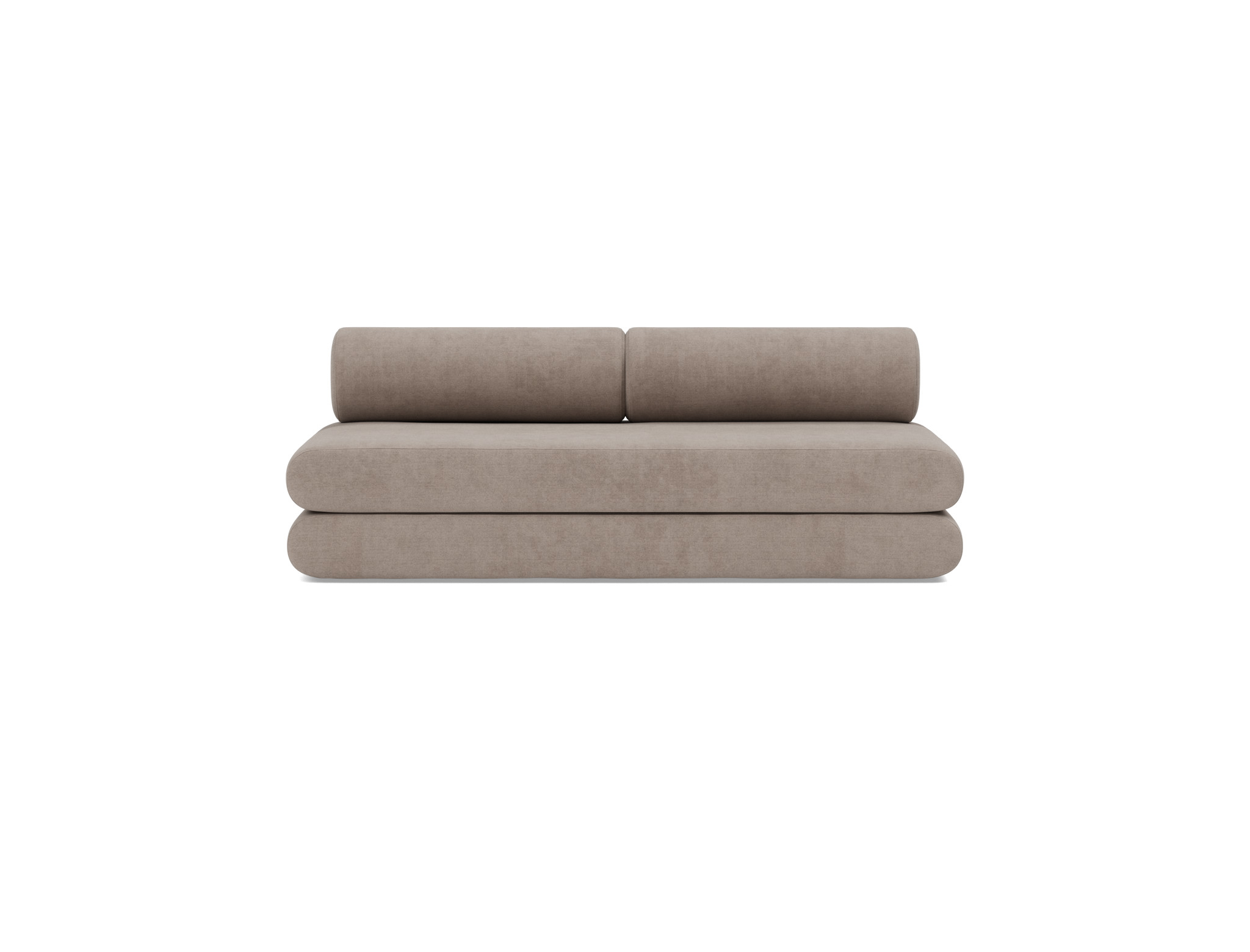 Tagesbett Circlus mit Rückenrollen Kord Cordufine 318-Beige