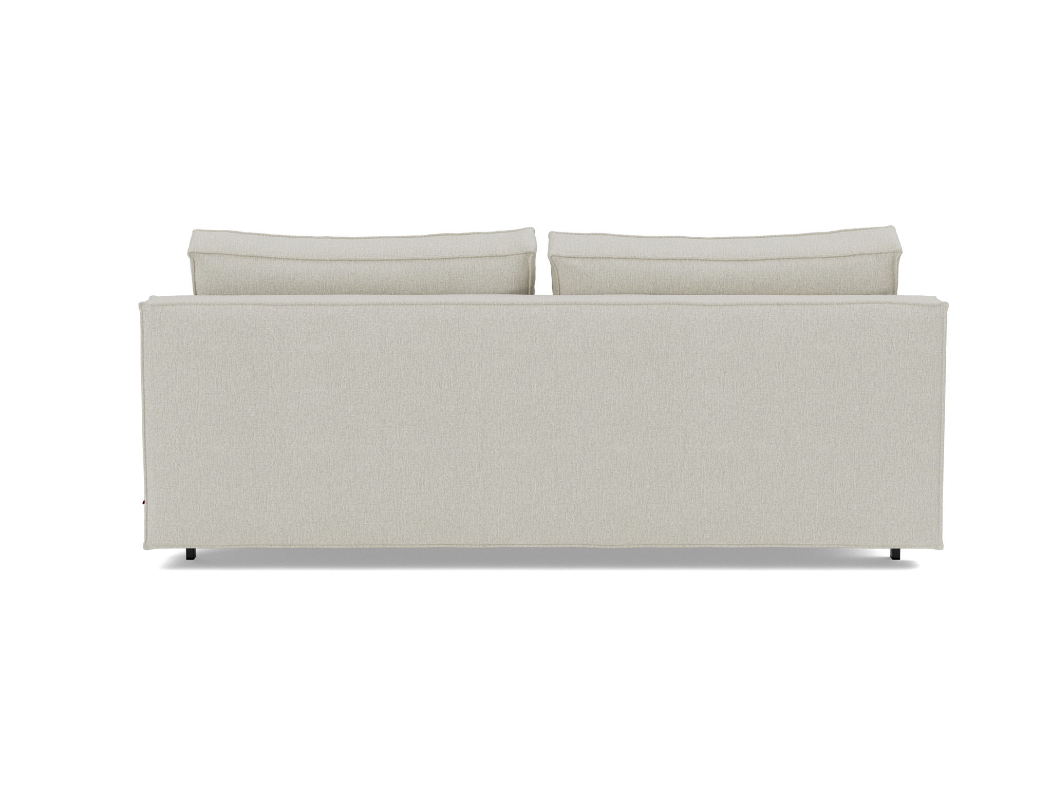 Schlafsofa Sly Flachgewebe Mixed Dance 527-Natural Beine Schwarzes Metall