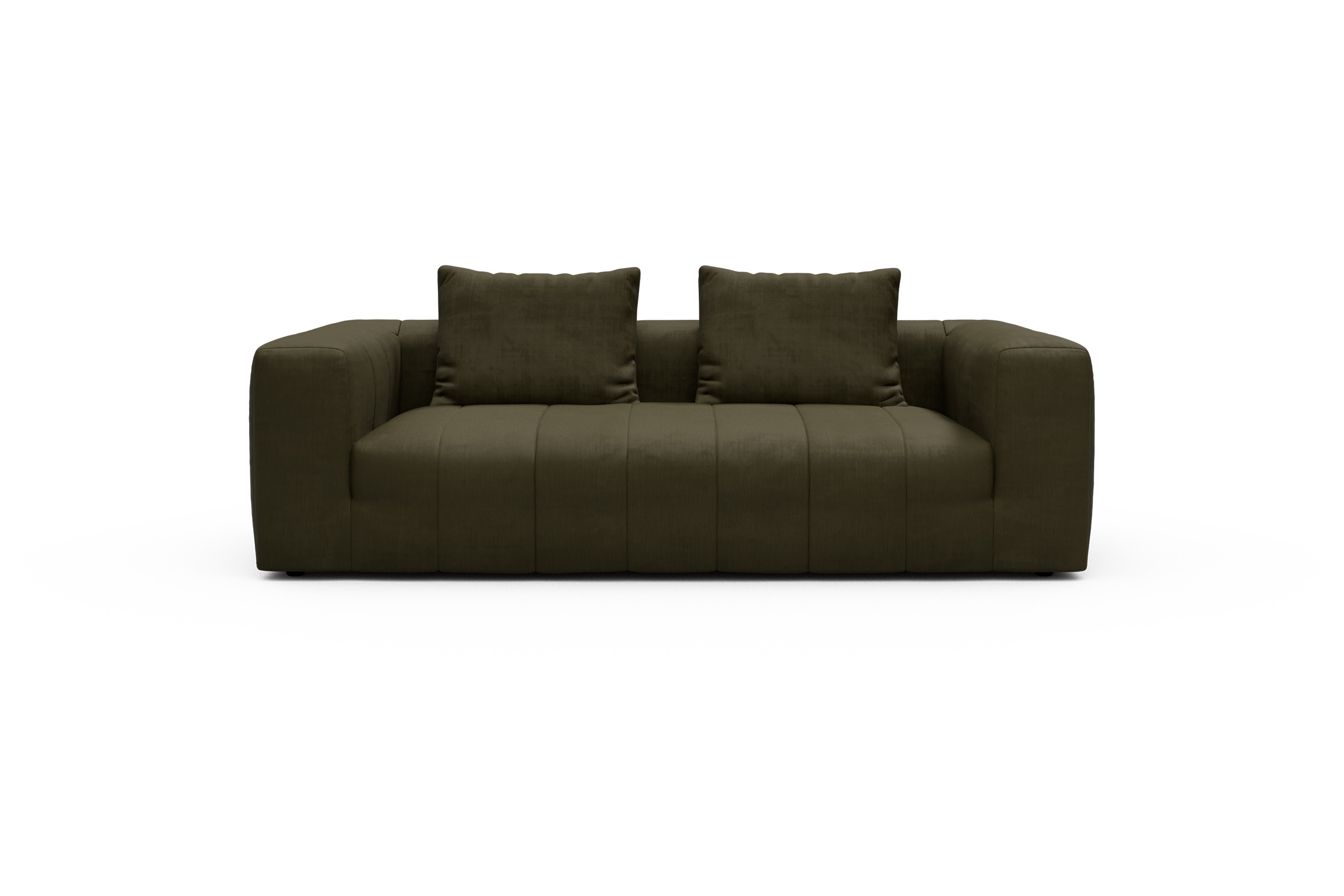 Hugo 3-Sitzer Cordufine-Pine-Green moebelfaktor