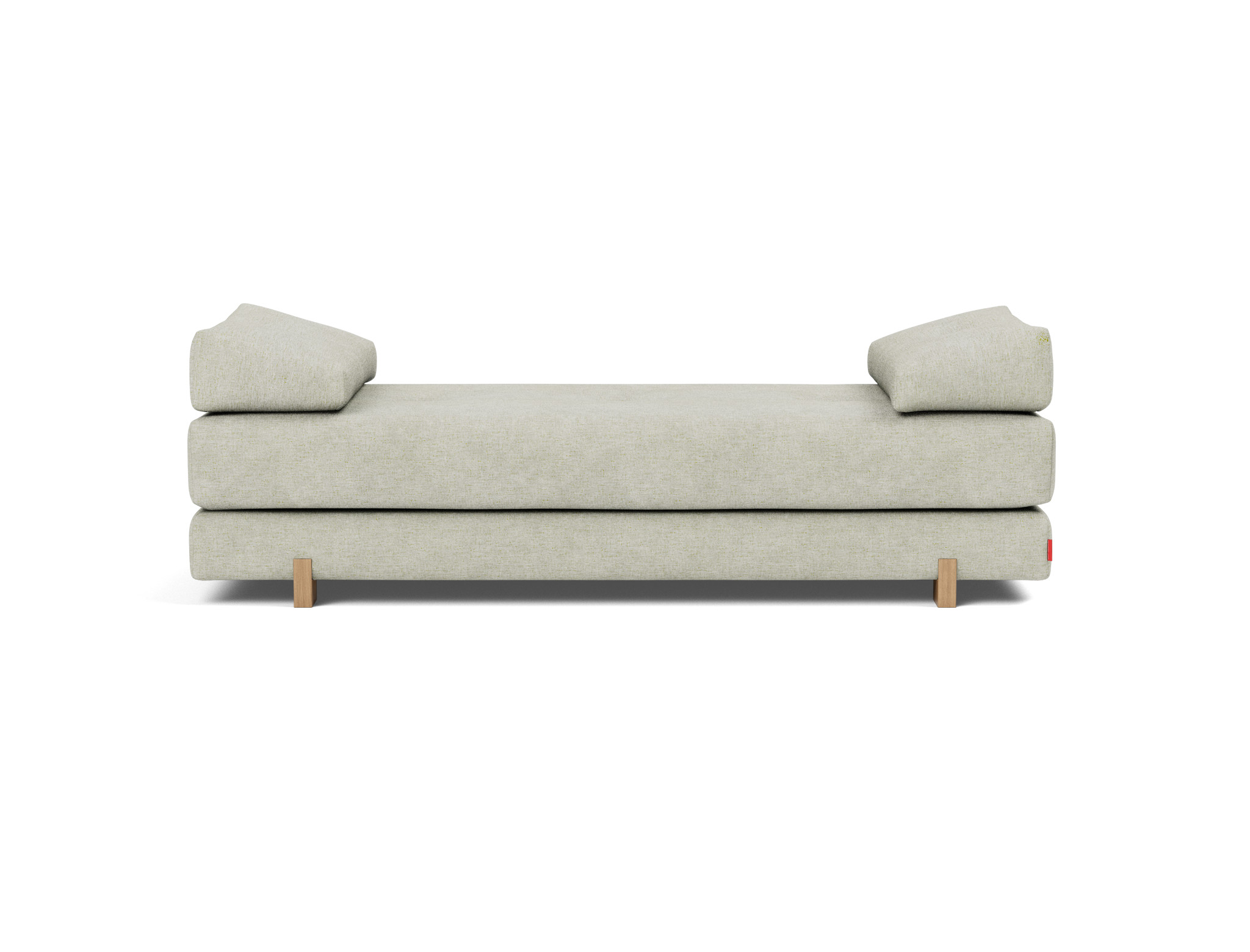 Tagesbett Sigmund Flachgewebe Avella 280-Sand Beine Drip Eiche