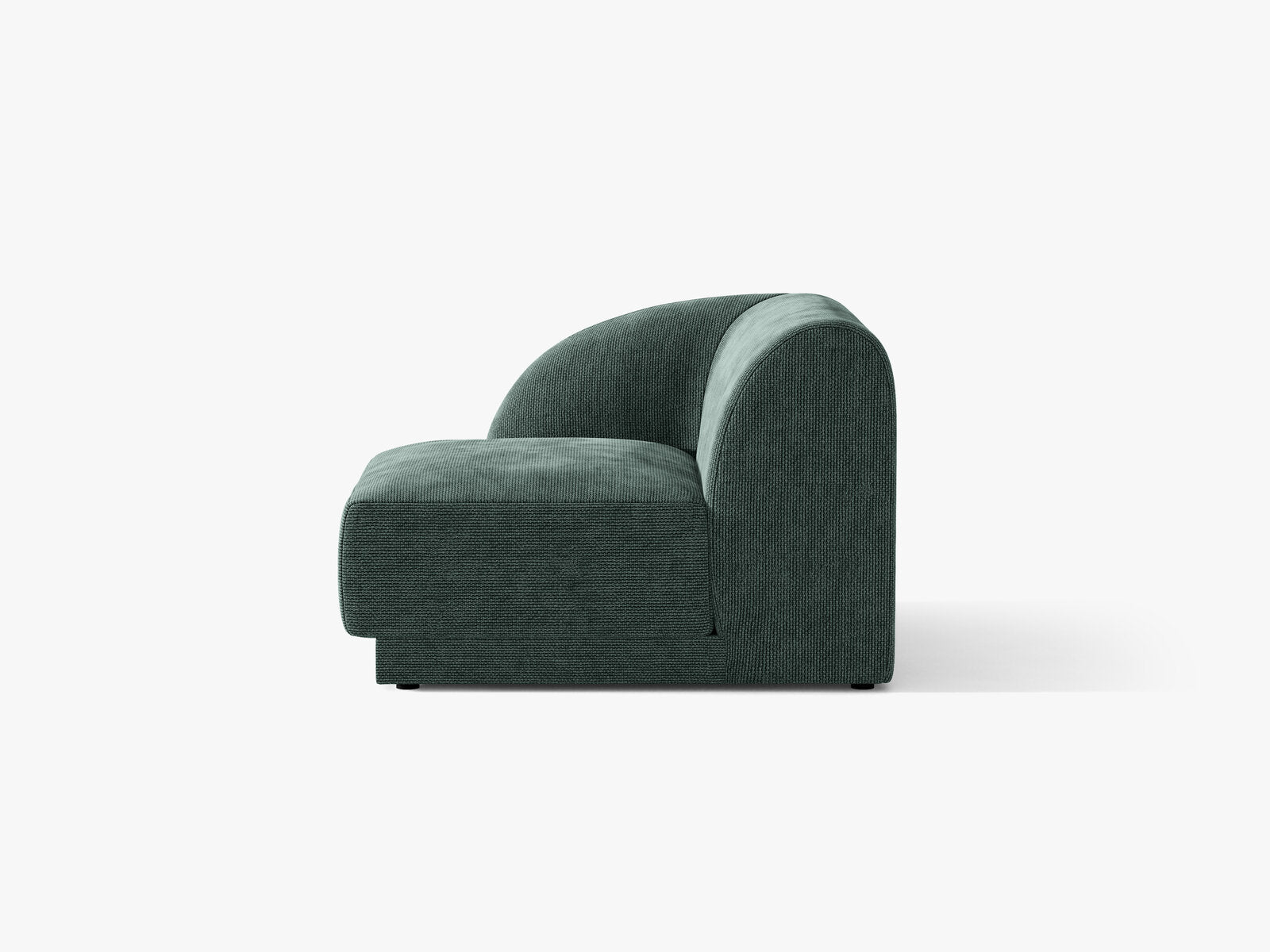 Micadoni Eckmodul Miley 1-Sitzer Links Chenille Haga Petrol