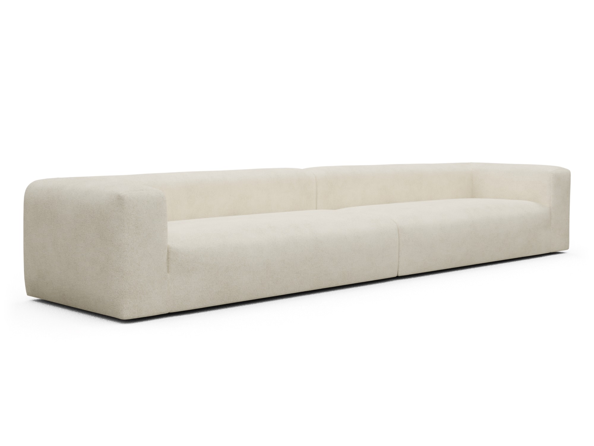 Skandi Home Modulares XXL Sofa Fred 5-Sitzer Boucle-Off-White moebelfaktor