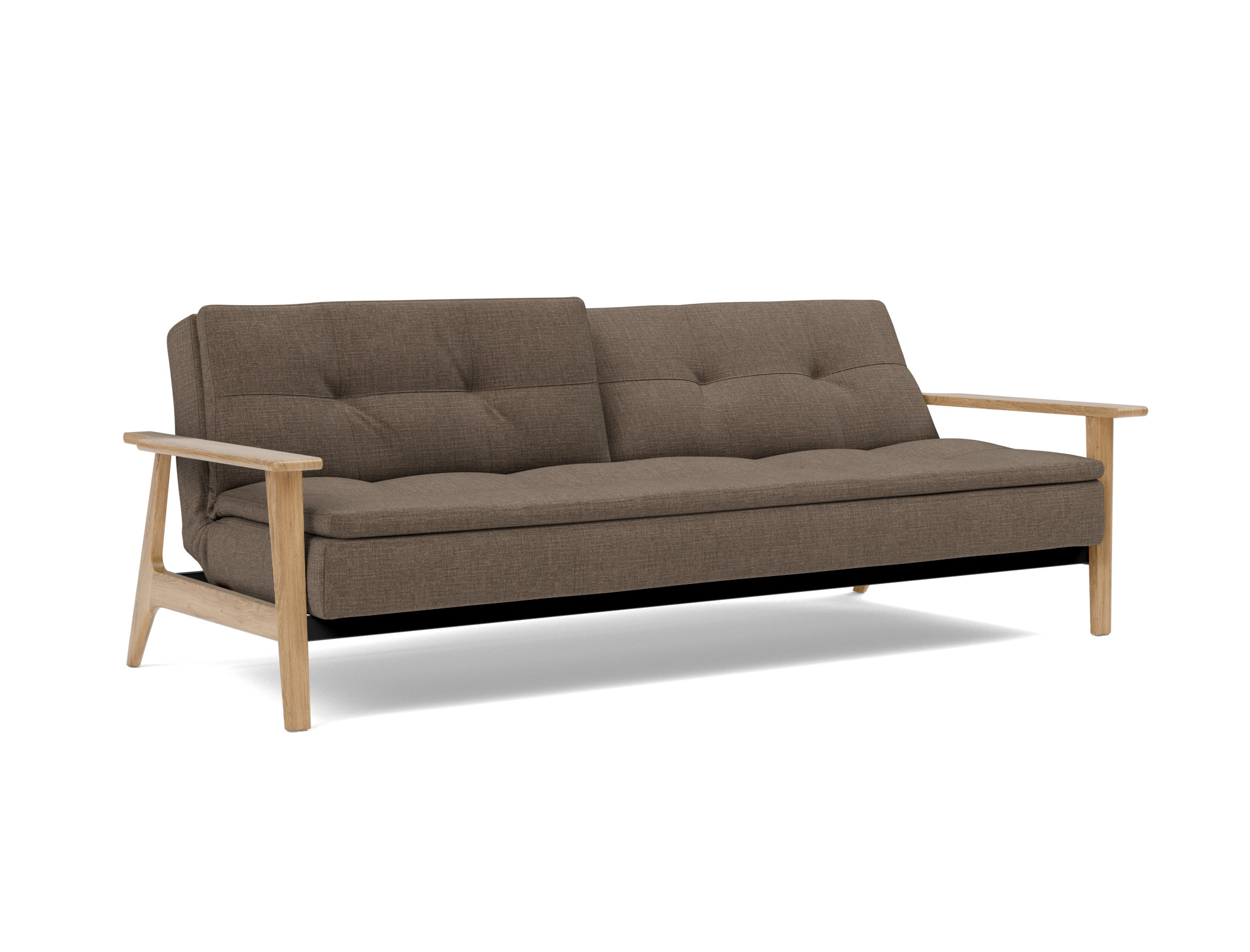 Schlafsofa Dublexo Frej Chenille Esina 411-Cedar-Brown