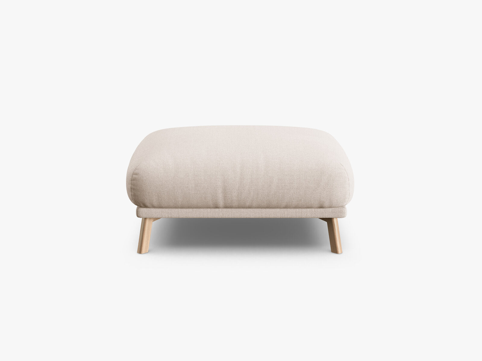 Micadoni Hocker Naomi Strukturierter Stoff Liberty Beige