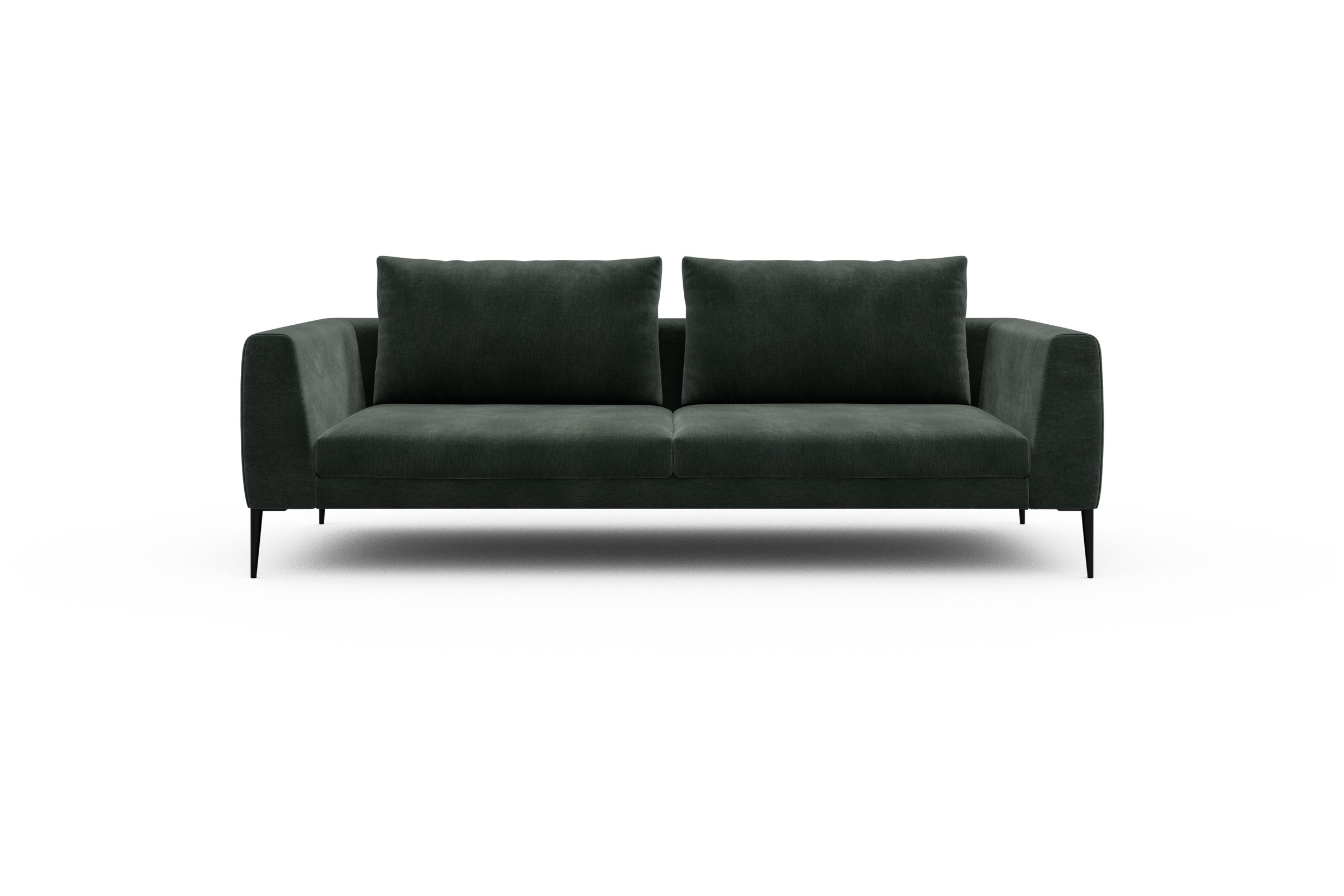 Skandi Home Sofa Paul 3-Sitzer Smooth-Laurel-Green moebelfaktor