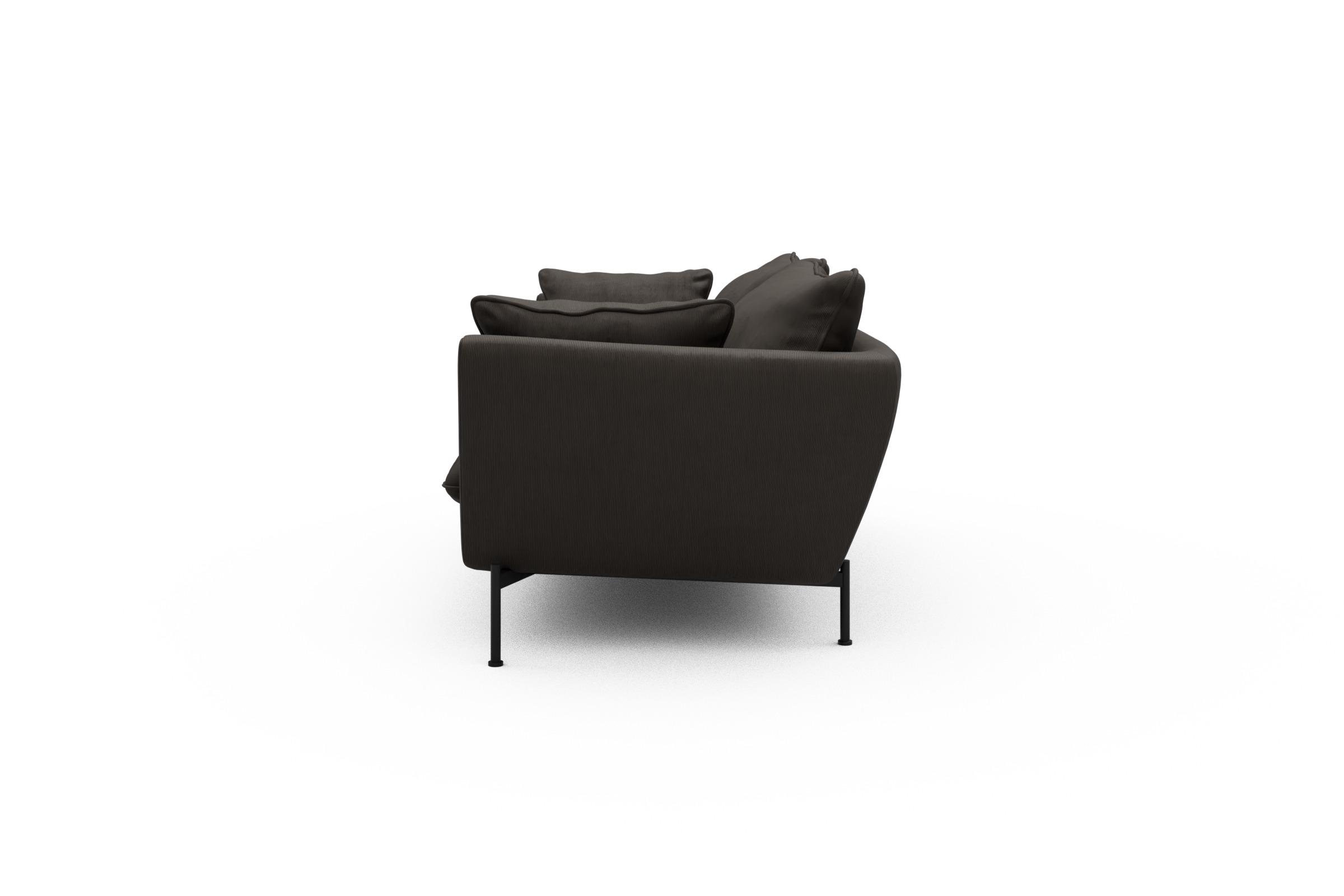 Sofa Anton PREMIUM 2-Sitzer Cordufine-Taupe