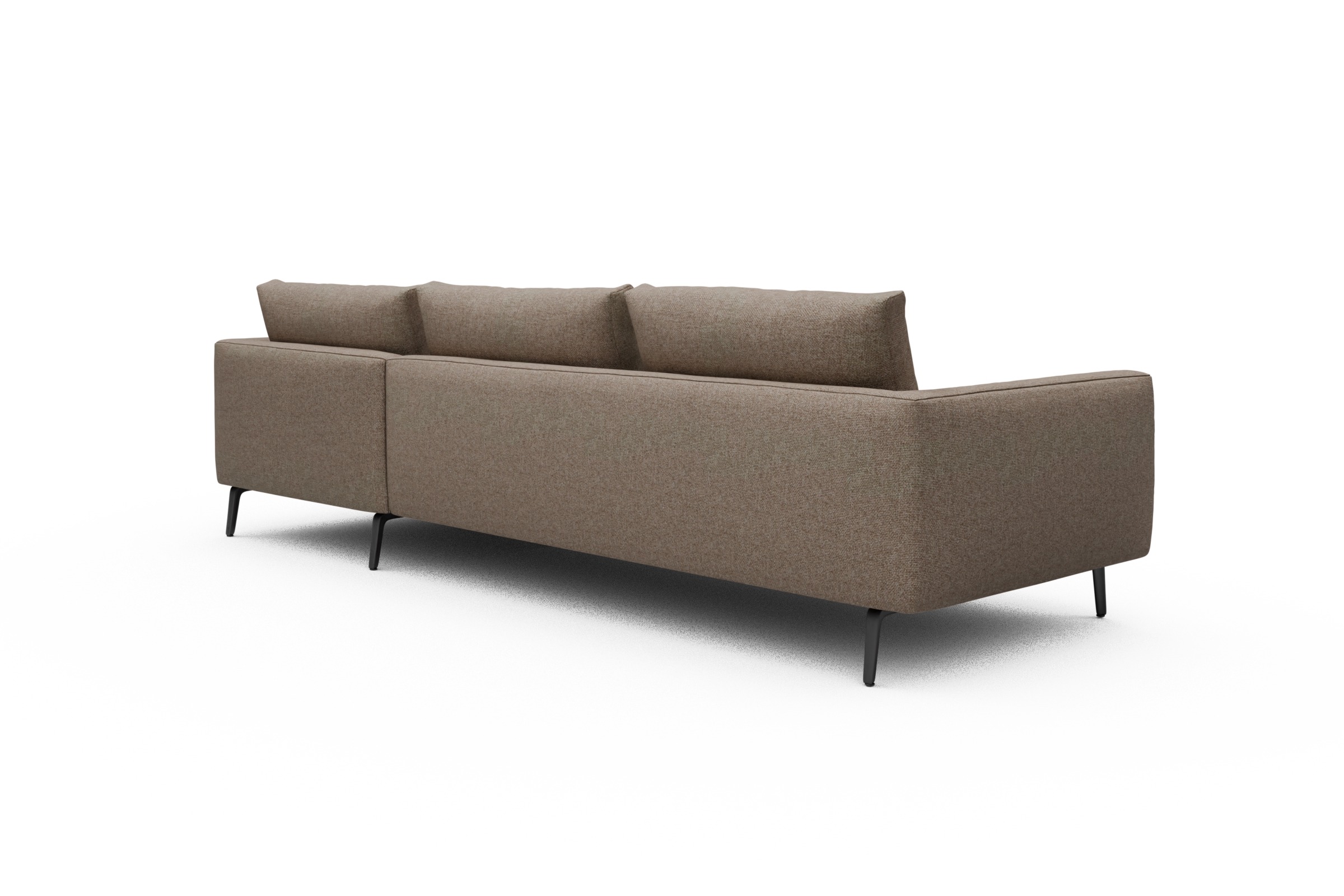 Ecksofa Karl Chaiselongue rechts mit 2,5-Sitzer Sama-Antelope