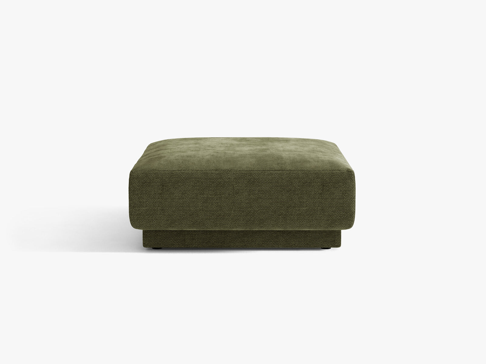 Micadoni Hocker Miley 1-Sitzer Chenille Eden Grün