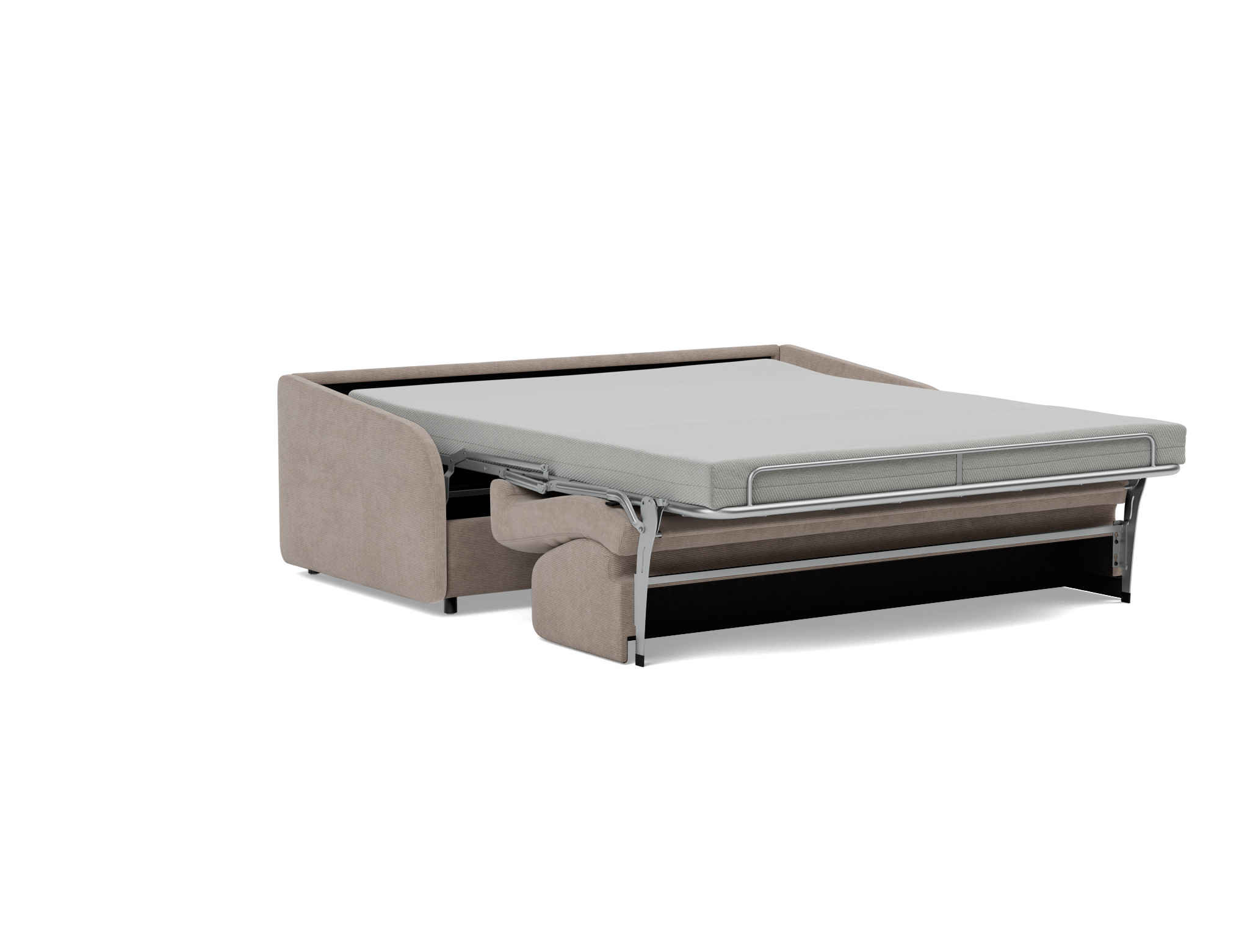 Schlafsofa Eivor mit Memory-Matratze 160 Kord Cordufine 318-Beige