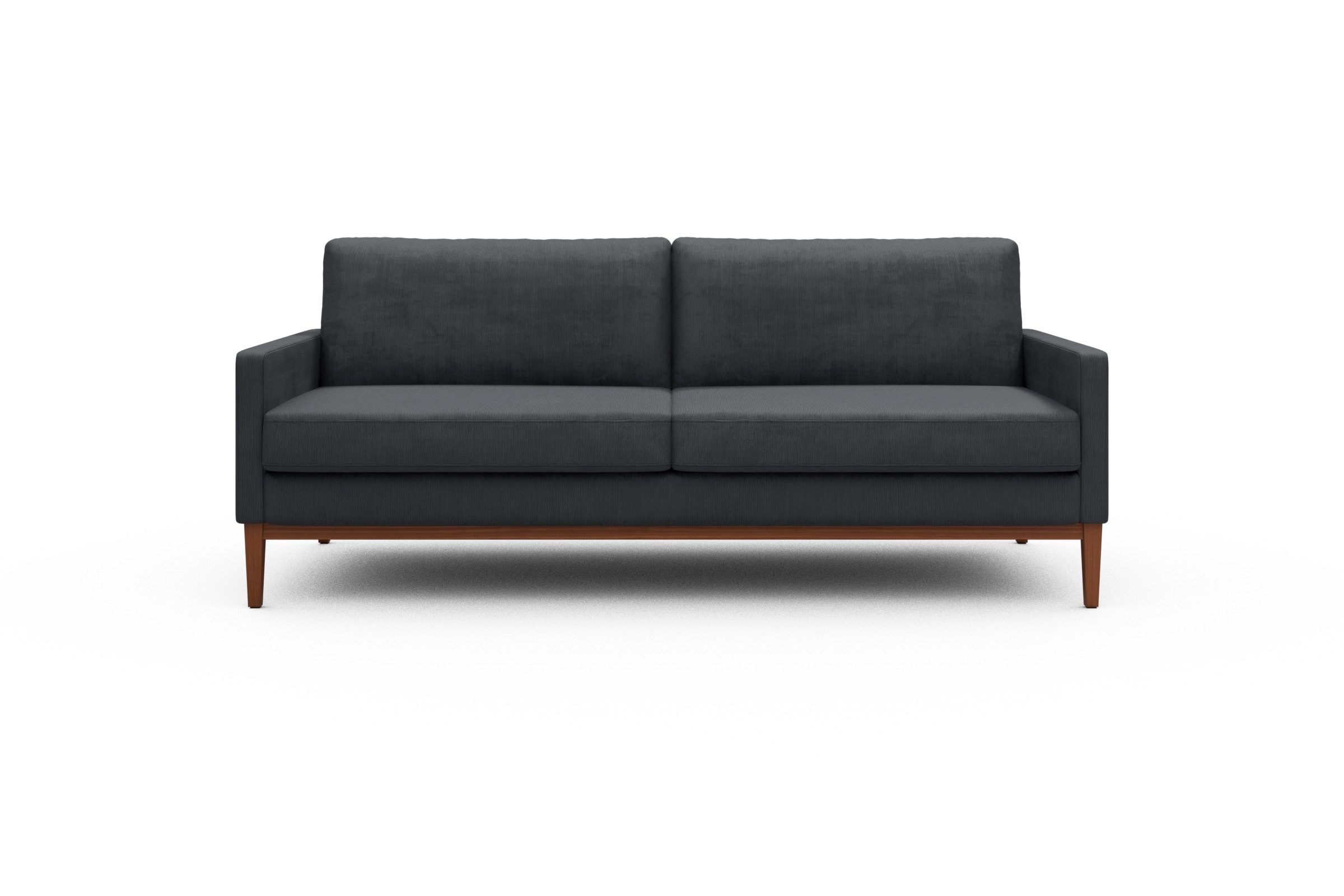 Skandi Home Sofa Bodo 3-Sitzer Cordufine-Slate-Grey moebelfaktor