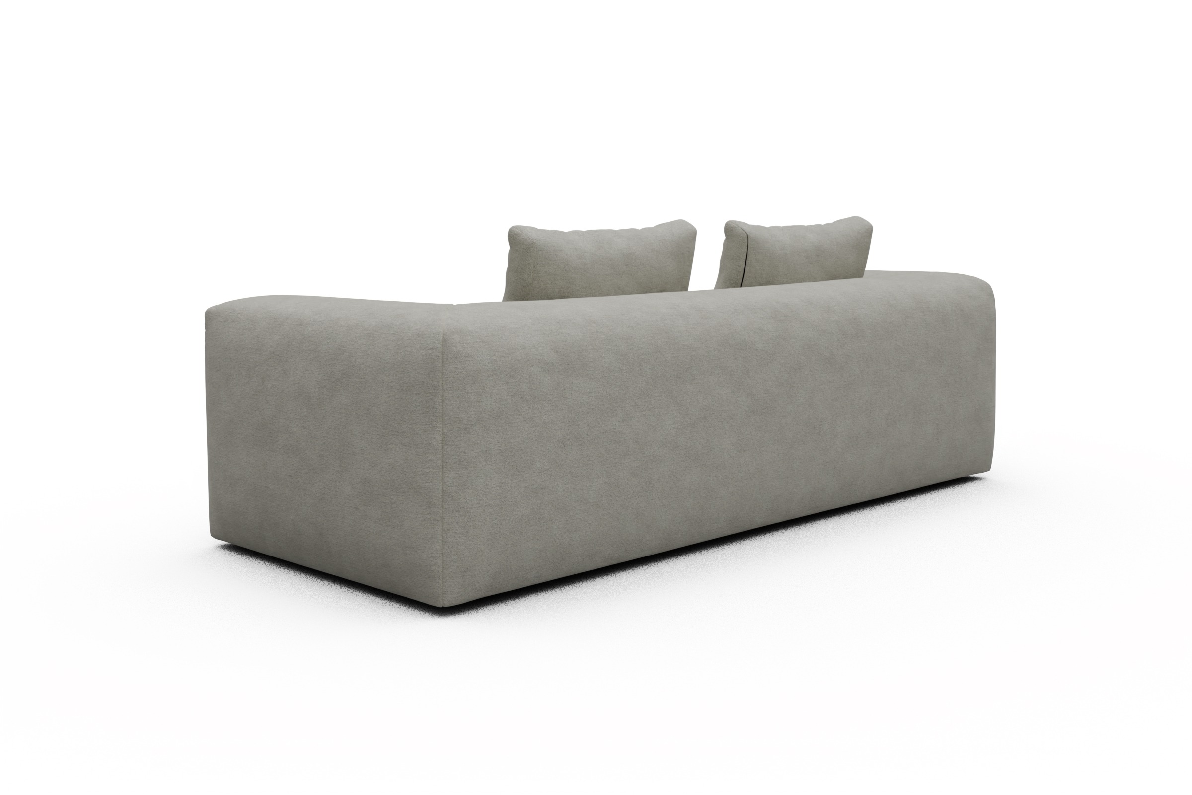 Sofa Fred 3-Sitzer Carreno-Moon-Stone-White