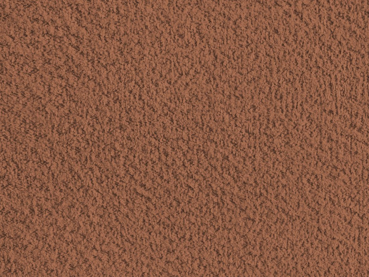 Bobochic Inera Bettgestell mit Bettkasten, ohne Kopfteil Bouclé-Stoff Orange, Liegefläche 140 × 190 cm