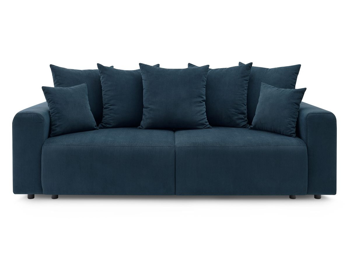 Bobochic Envy Sofa 3-Sitzer Cordsamt Dunkelblau