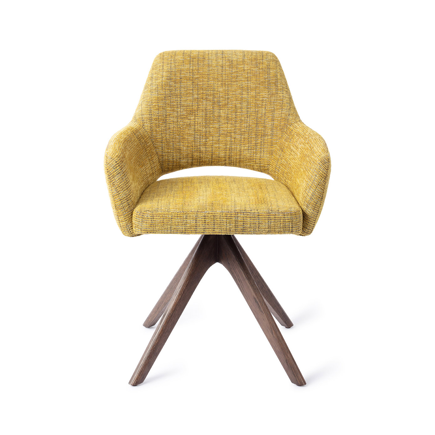 Jesper Home Esszimmerstuhl Yanai Lemon Lines Revolve Eiche Walnuss