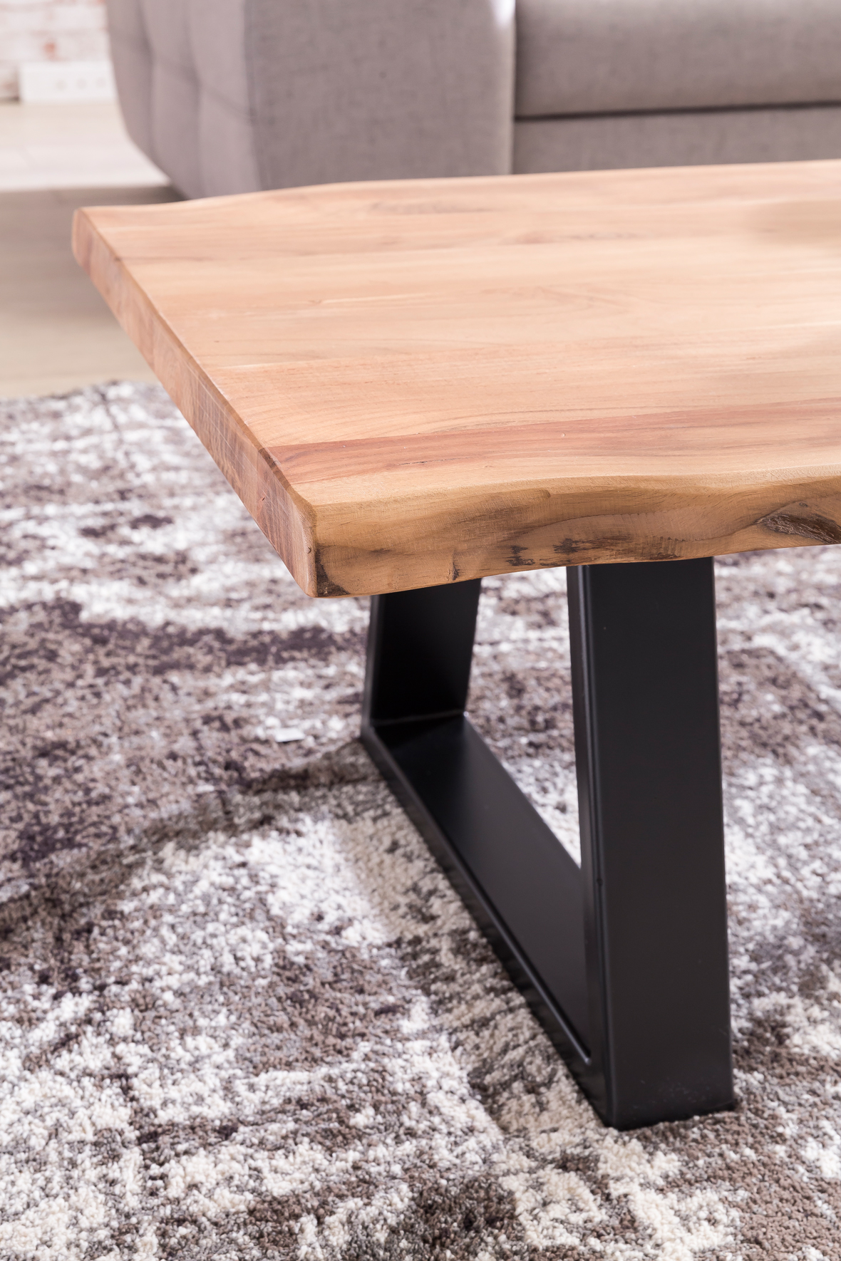 Couchtisch Baldur Akazie Massivholz 115 × 60 × 40 cm