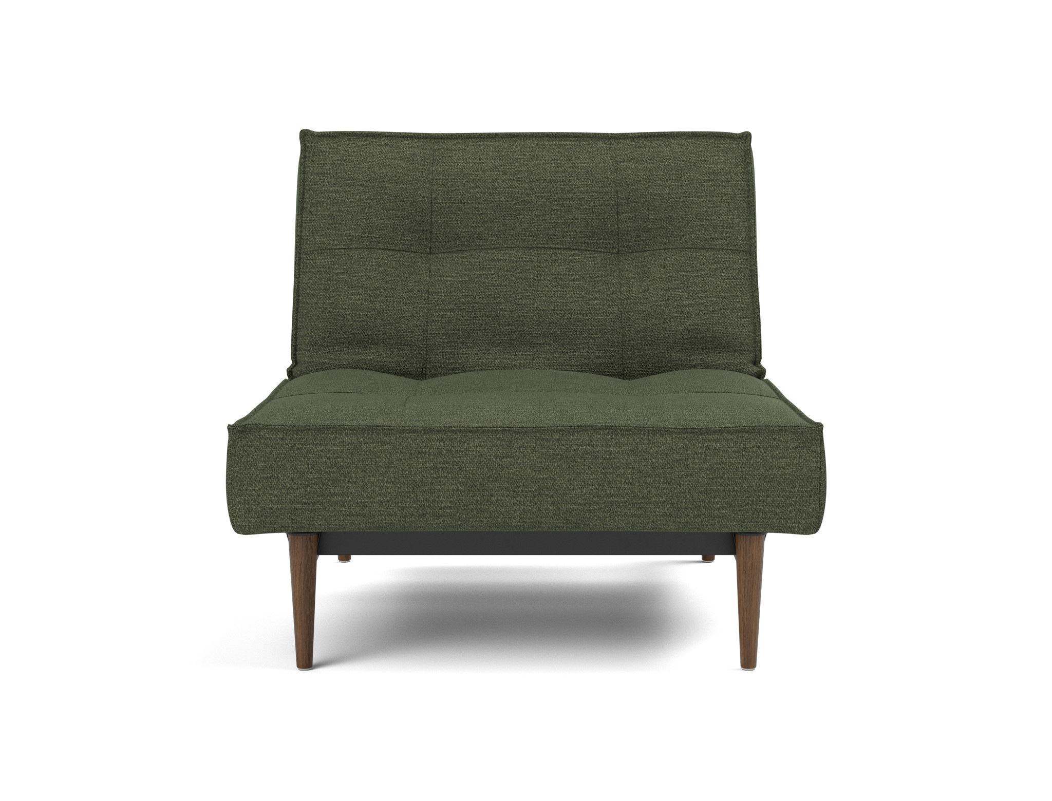 Sessel Splitback Strukturierter Stoff Taura 353-Forest Beine Styletto Eiche dunkel