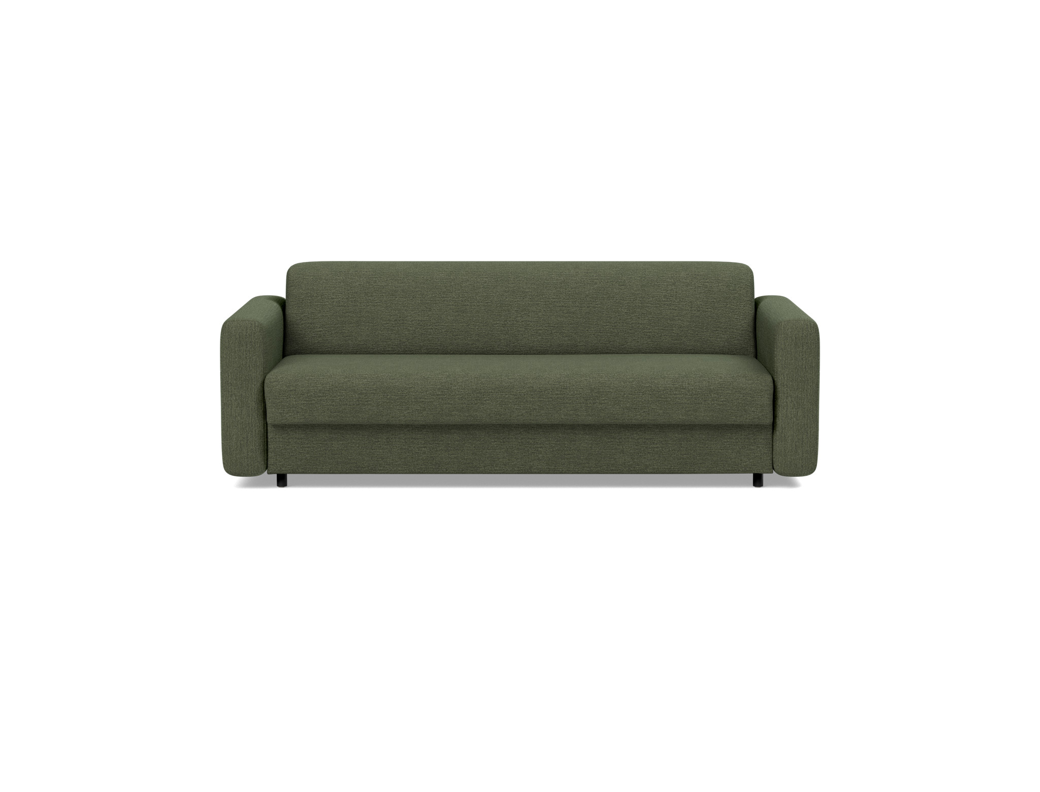 Schlafsofa Killian mit Taschenfederkernmatratze 160 Strukturierter Stoff Taura 353-Forest