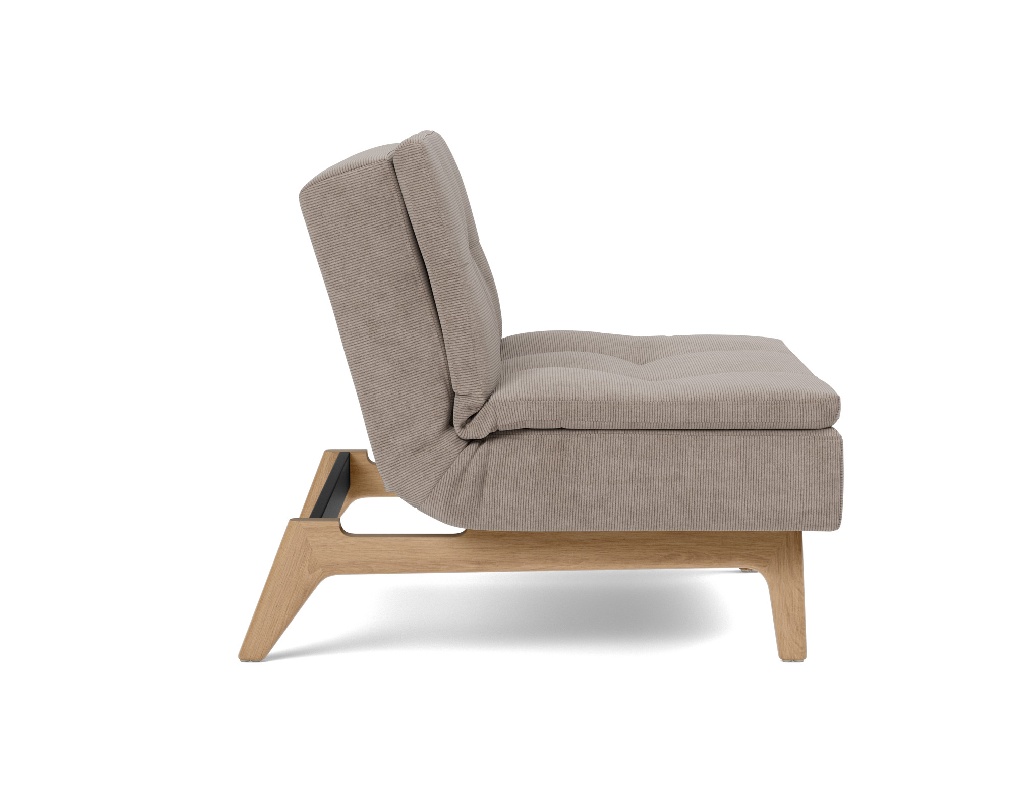 Sessel Dublexo Kord Cordufine 318-Beige Beine Eiche