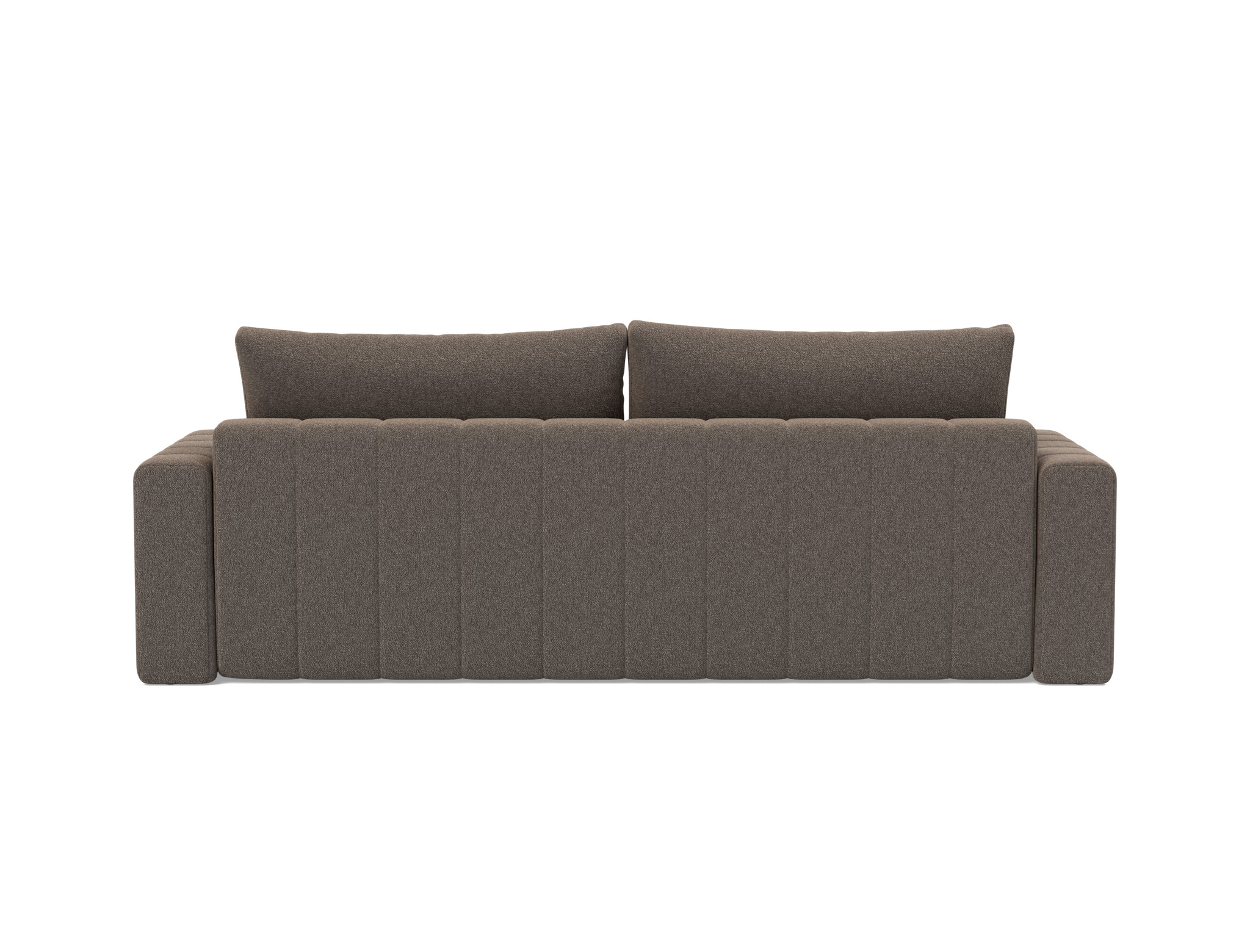 Schlafsofa Akello mit Armlehnen Boucle Skandi 530-Taupe
