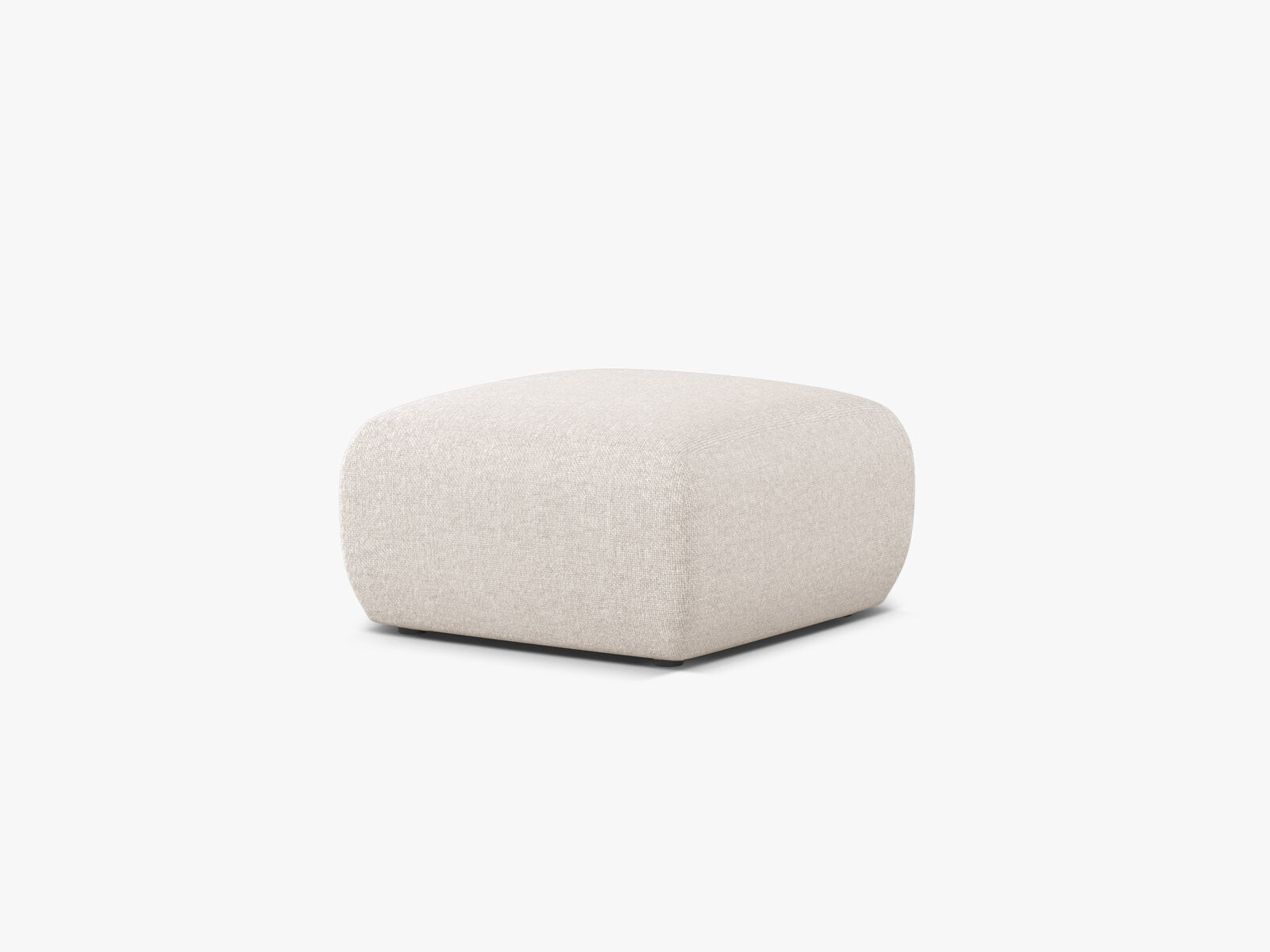 Micadoni Hocker Molino Medium Chenille Eden Helles Beige