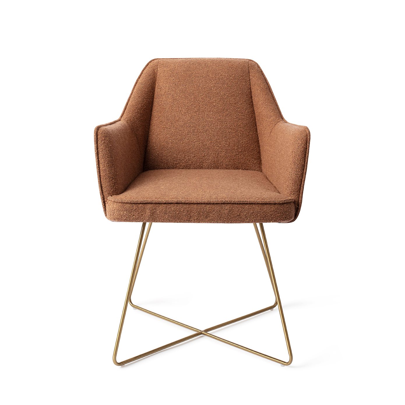 Jesper Home Esszimmerstuhl Tome Cinnamon-Bun Cross Gold moebelfaktor