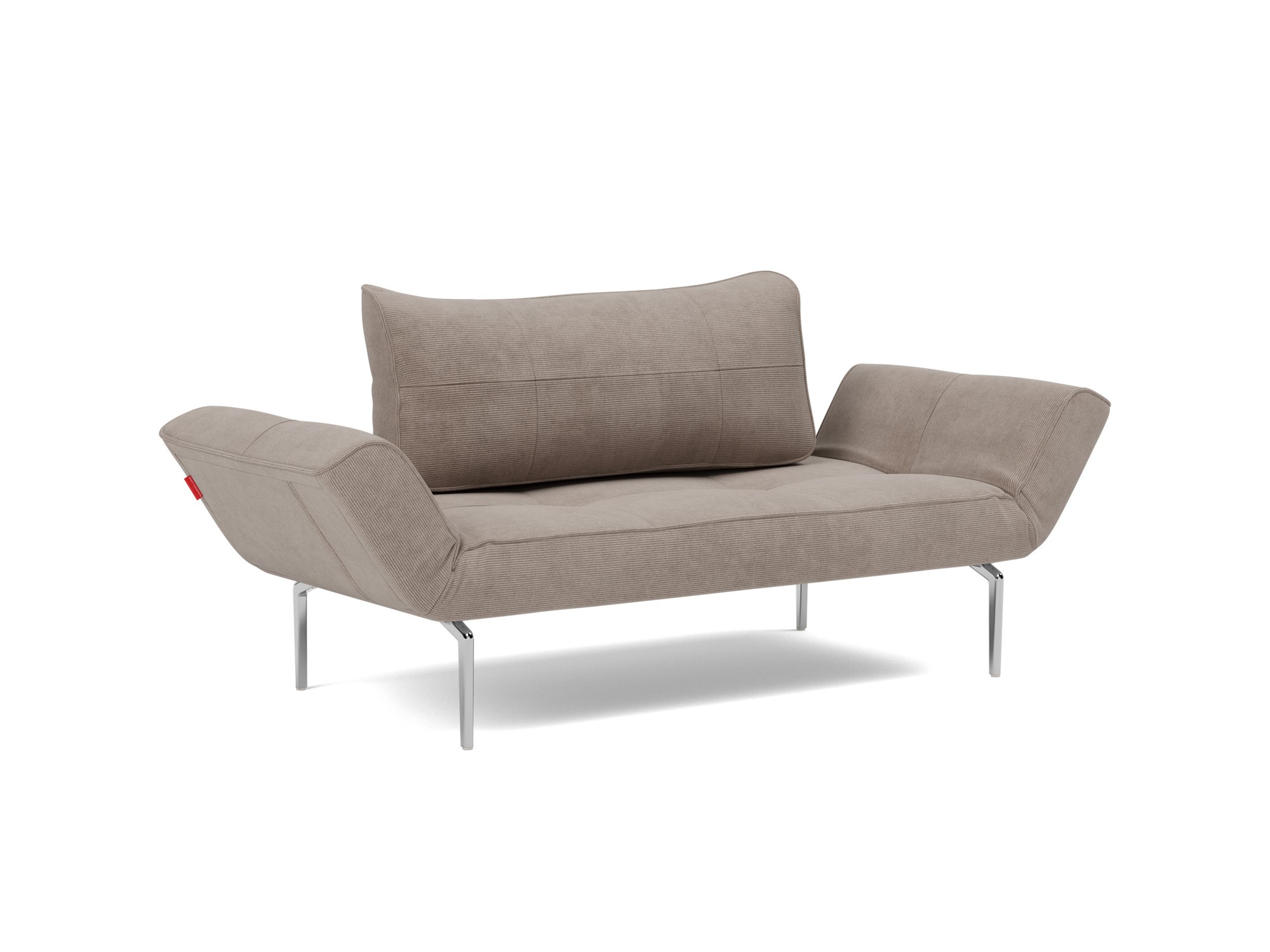 Tagesbett Zeal Kord Cordufine 318-Beige Beine Straw Aluminium