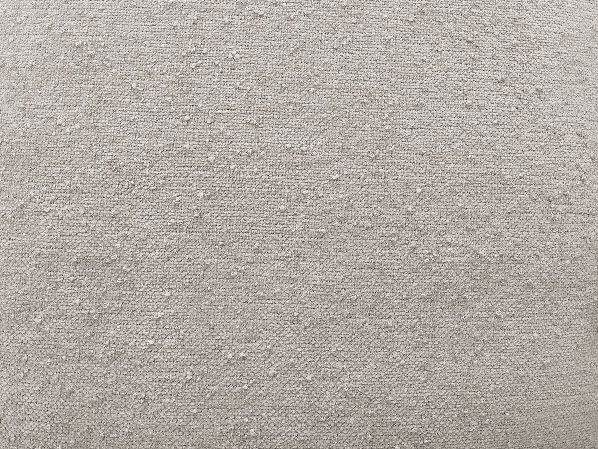 Bobochic Everest Ecksofa, 10 Kissen Strukturstoff Beige Ecke links
