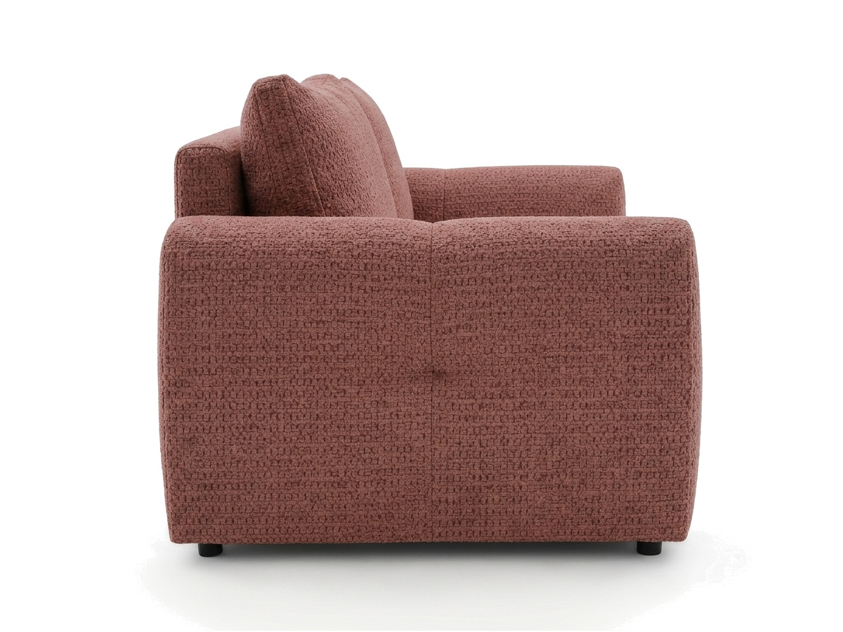 Bobochic Fuji Schlafsofa 3-Sitzer Stoff Rot