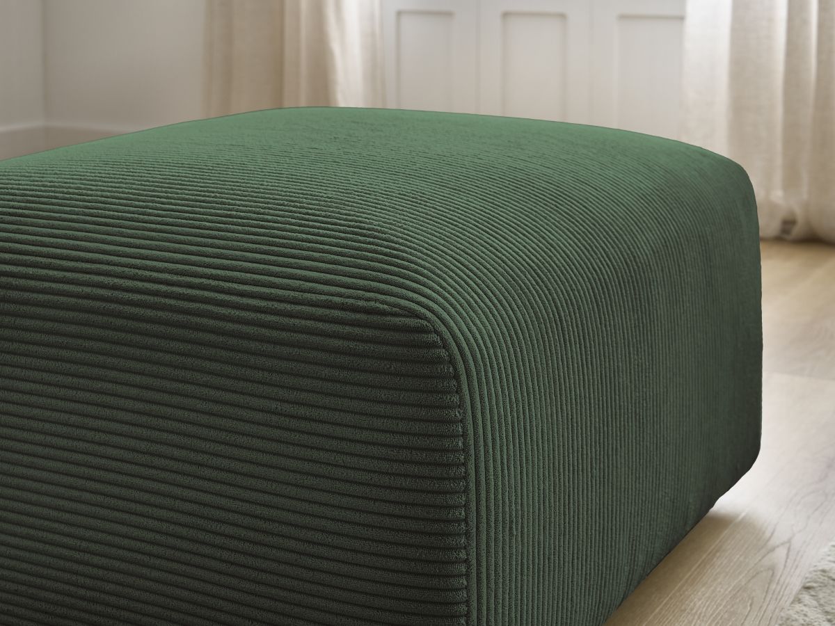 Bobochic Tina Pouf Cordsamt Grün