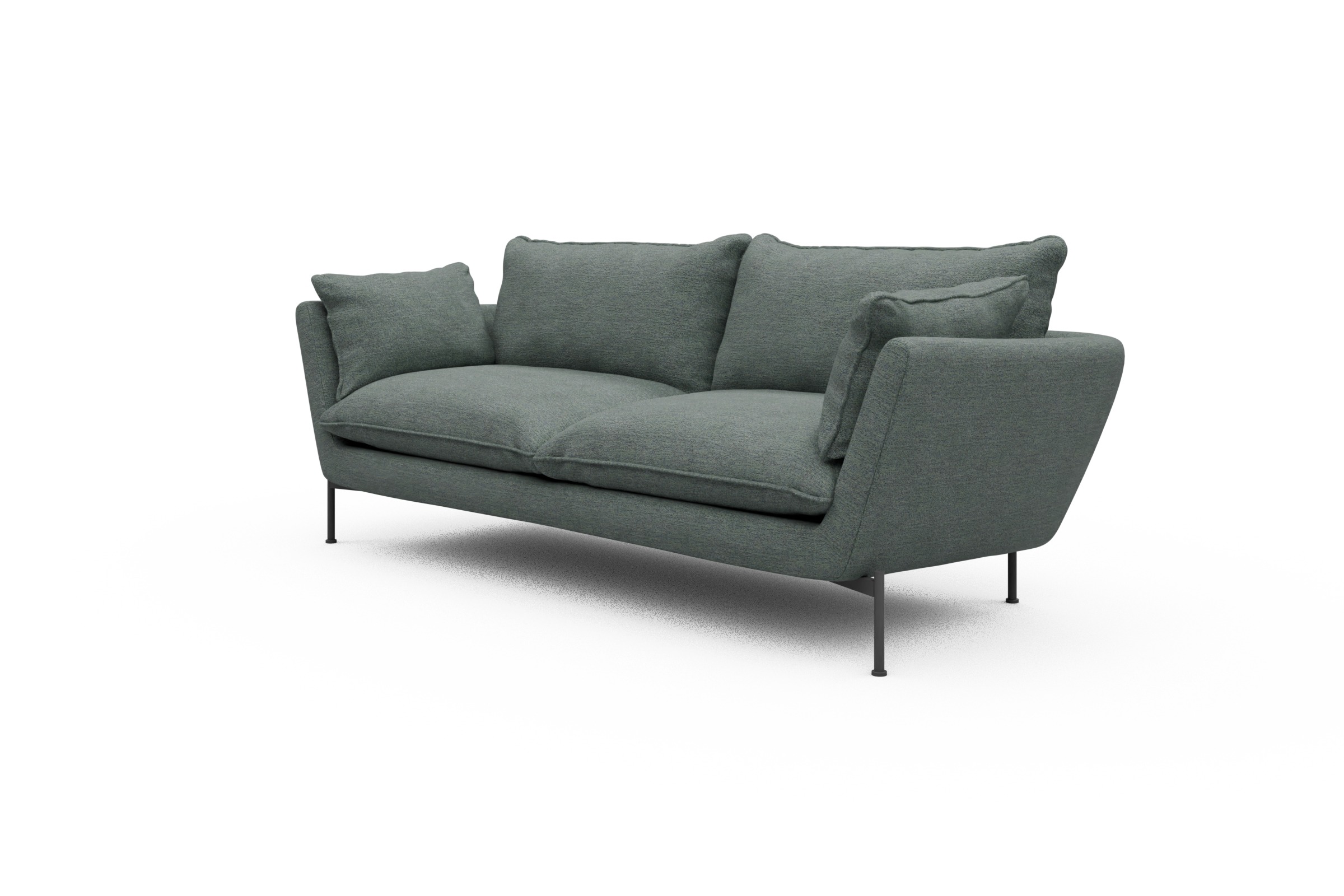 Sofa Anton PREMIUM 3-Sitzer Carreno-Ice-Blue