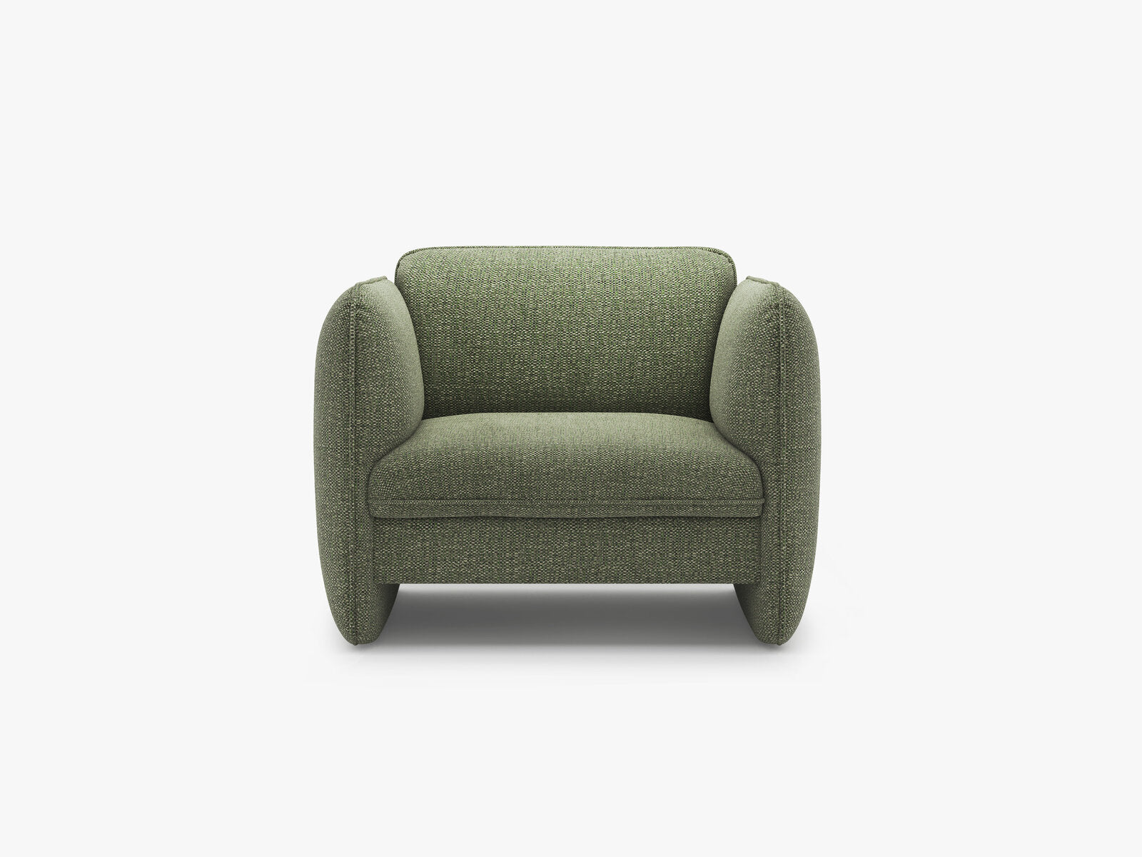Micadoni Georgia Armsessel Chenille Silencio Grün