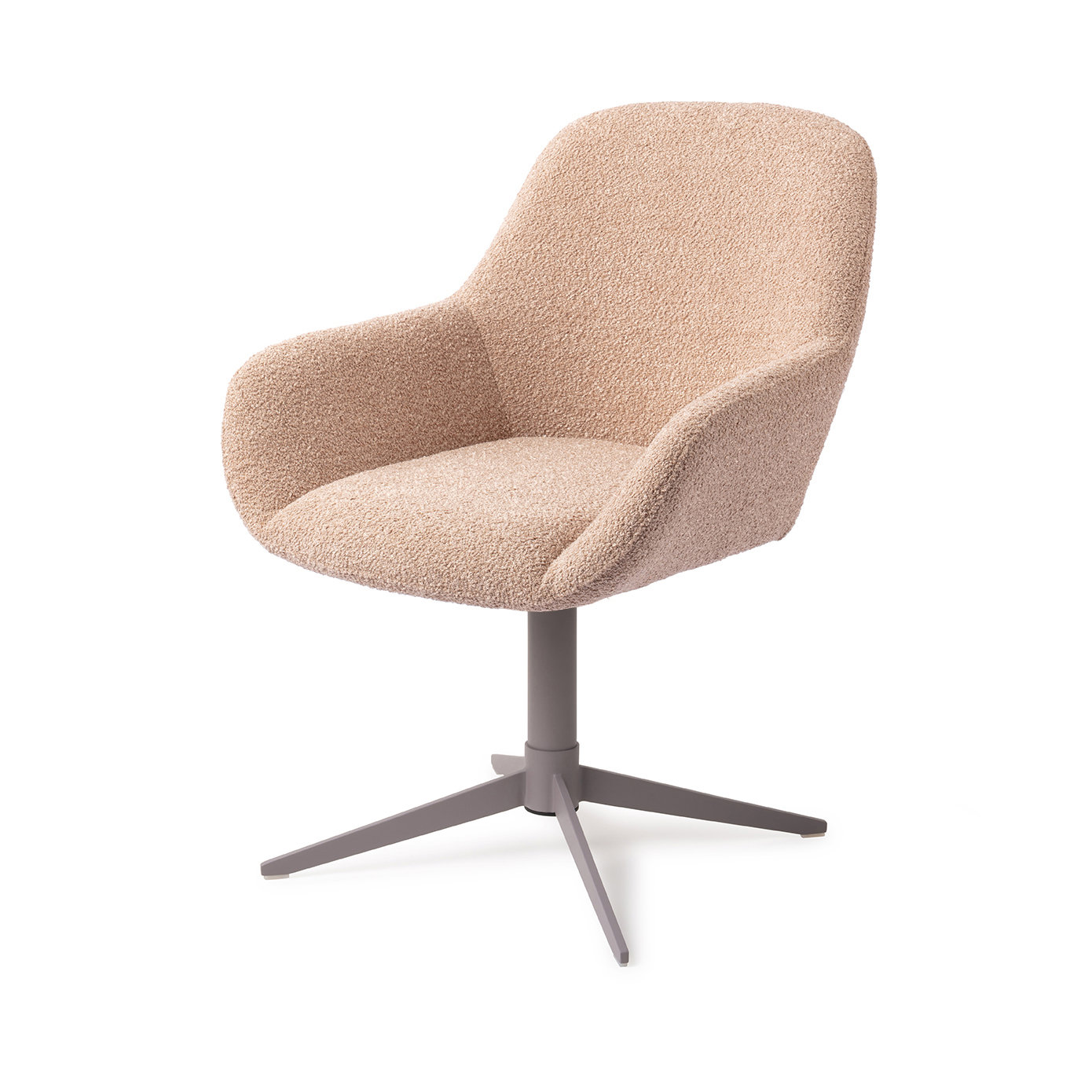 Jesper Home Esszimmerstuhl Kushi Flax Relax Quad Grau