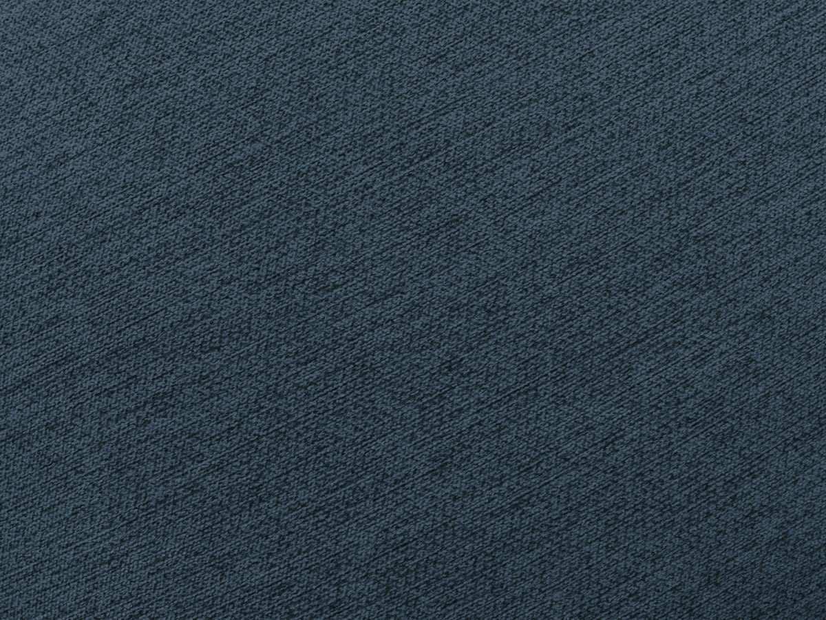 Bobochic Mont-blanc Ecksofa mit Pouf Melange-Stoff Dunkelblau Ecke rechts